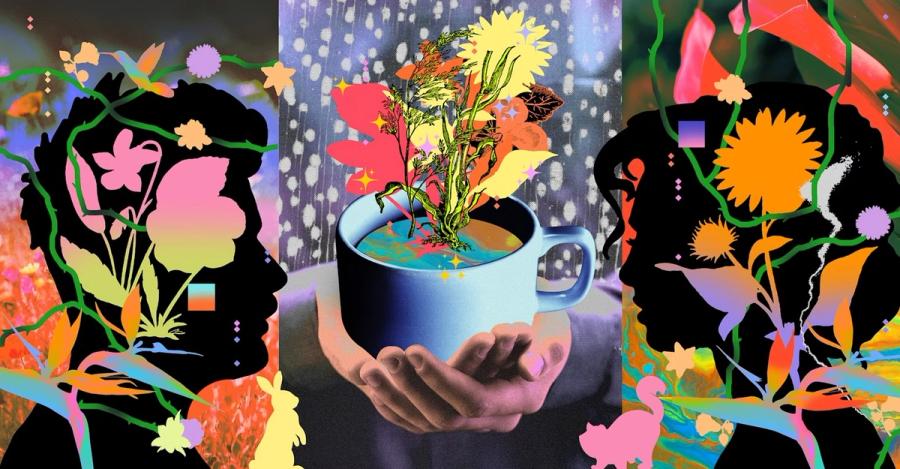 Roseland Garden Party (Mural Illustration)