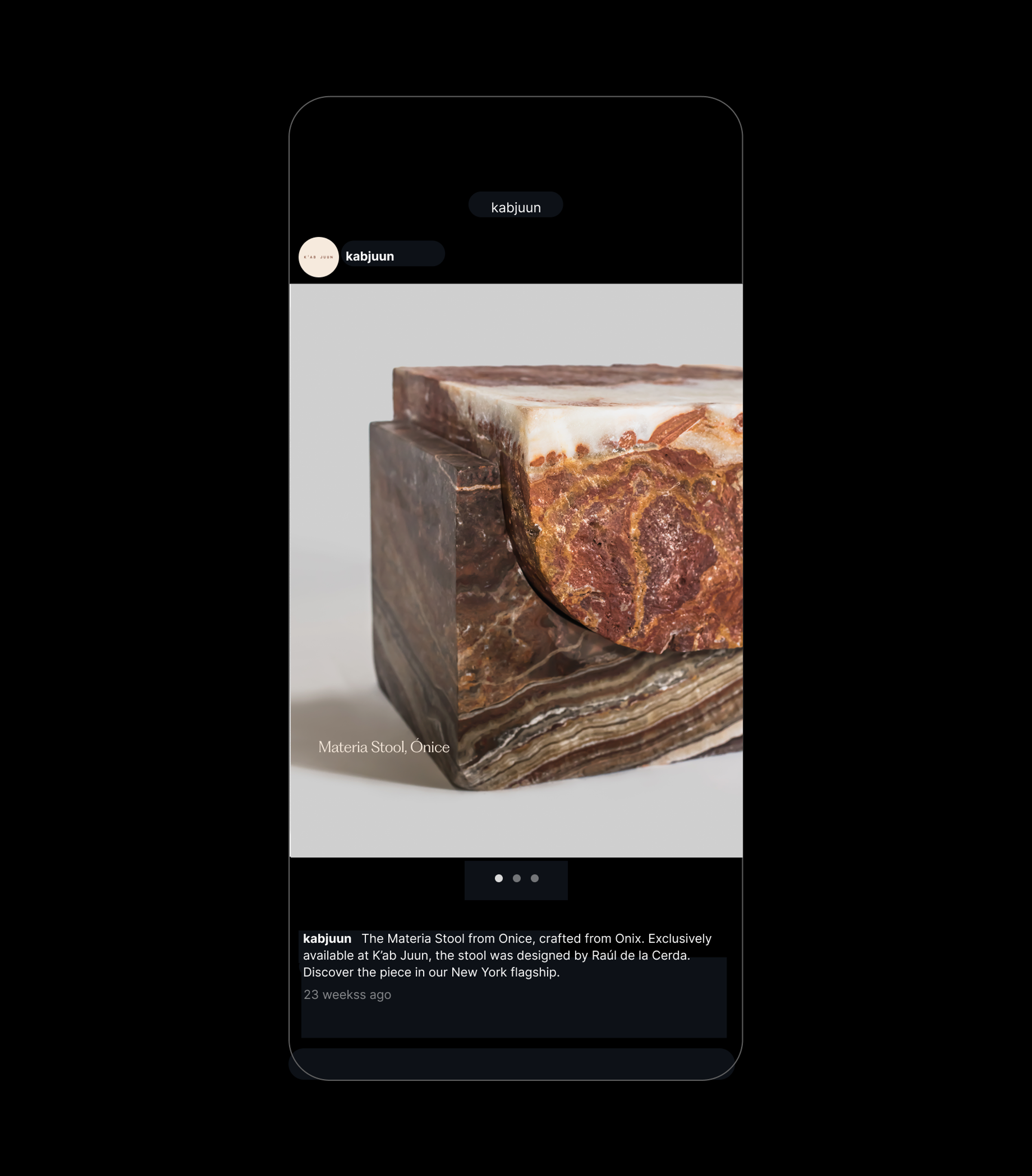 Content and social strategy positions K'ab Juun as both a cultural platform and a retail destination