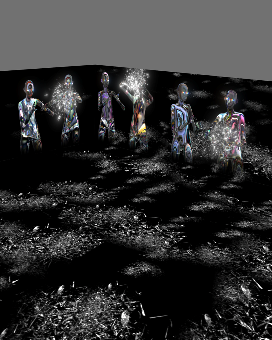 'I believe you into being', installation mockup