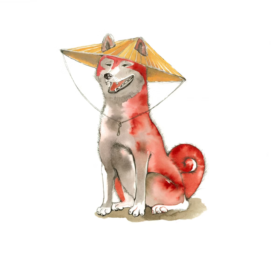 akita dog (nanban)