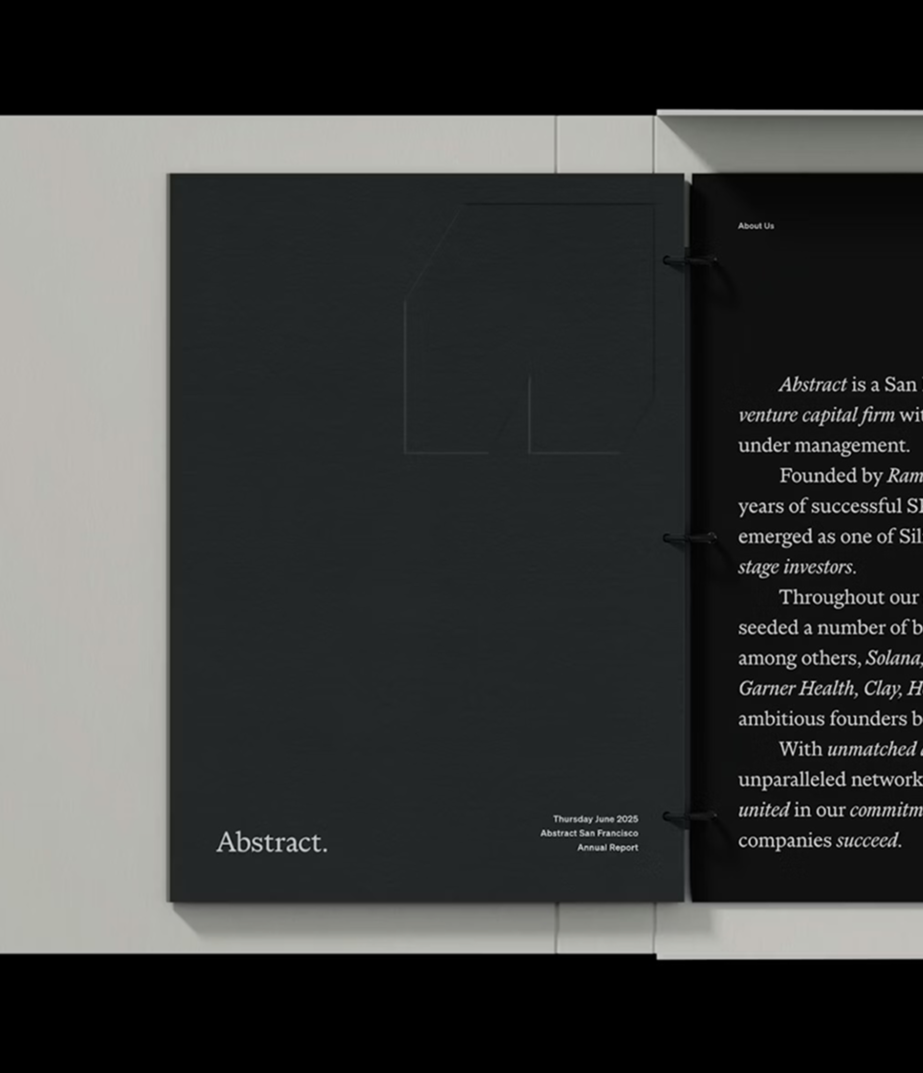 The brand system is disciplined and architectural.