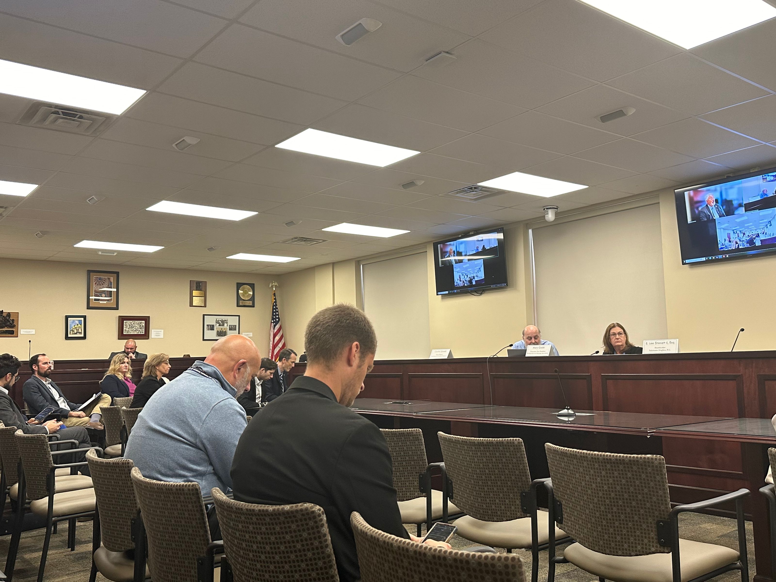 Representatives from the Manufactured Housing Association