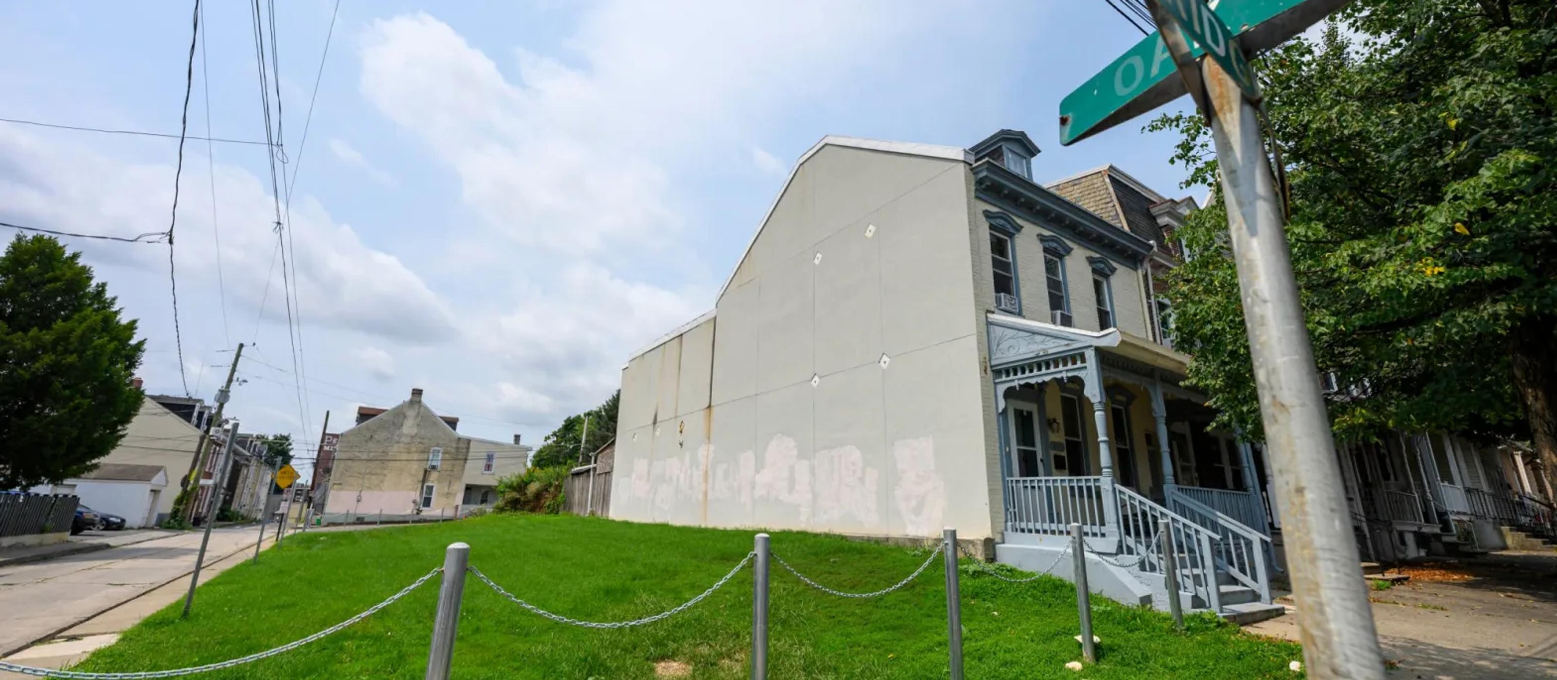 A property at 228 Ridge Ave. owned by the Allentown Housing Authority stand vacant.
