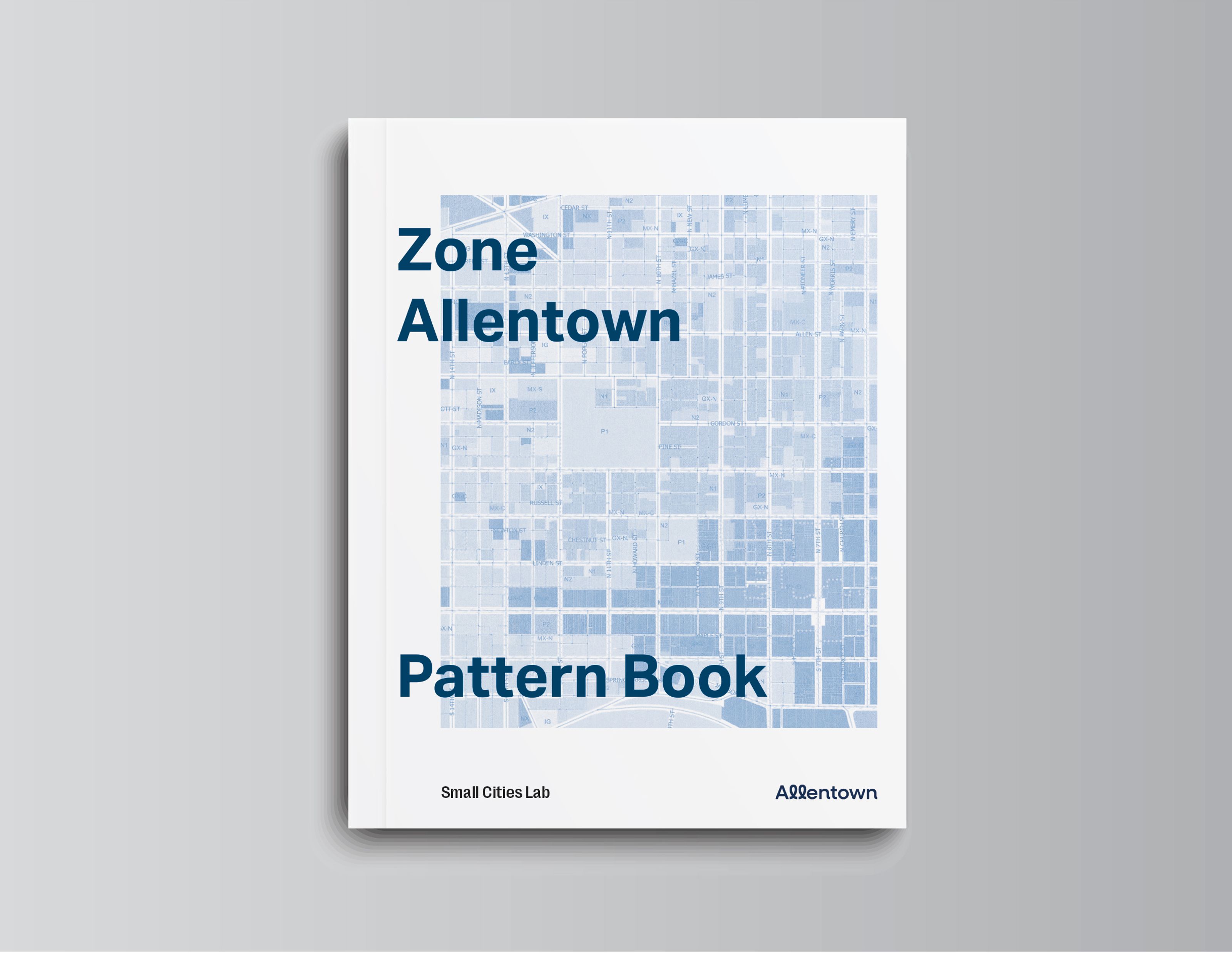 Zone Allentown Pattern Book Cover Zone Allentown Pattern Book Cover