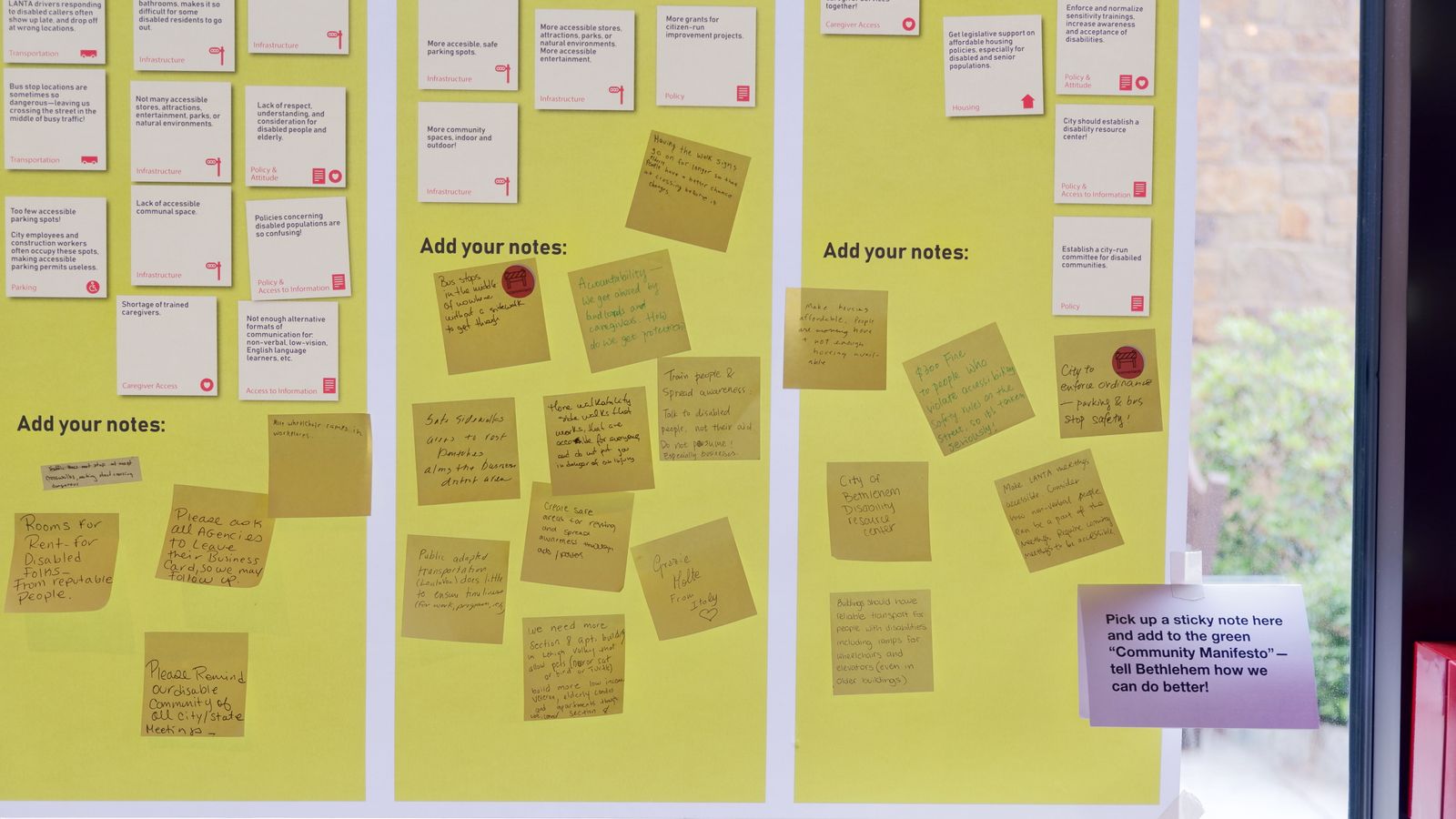 Public Forum Feedback