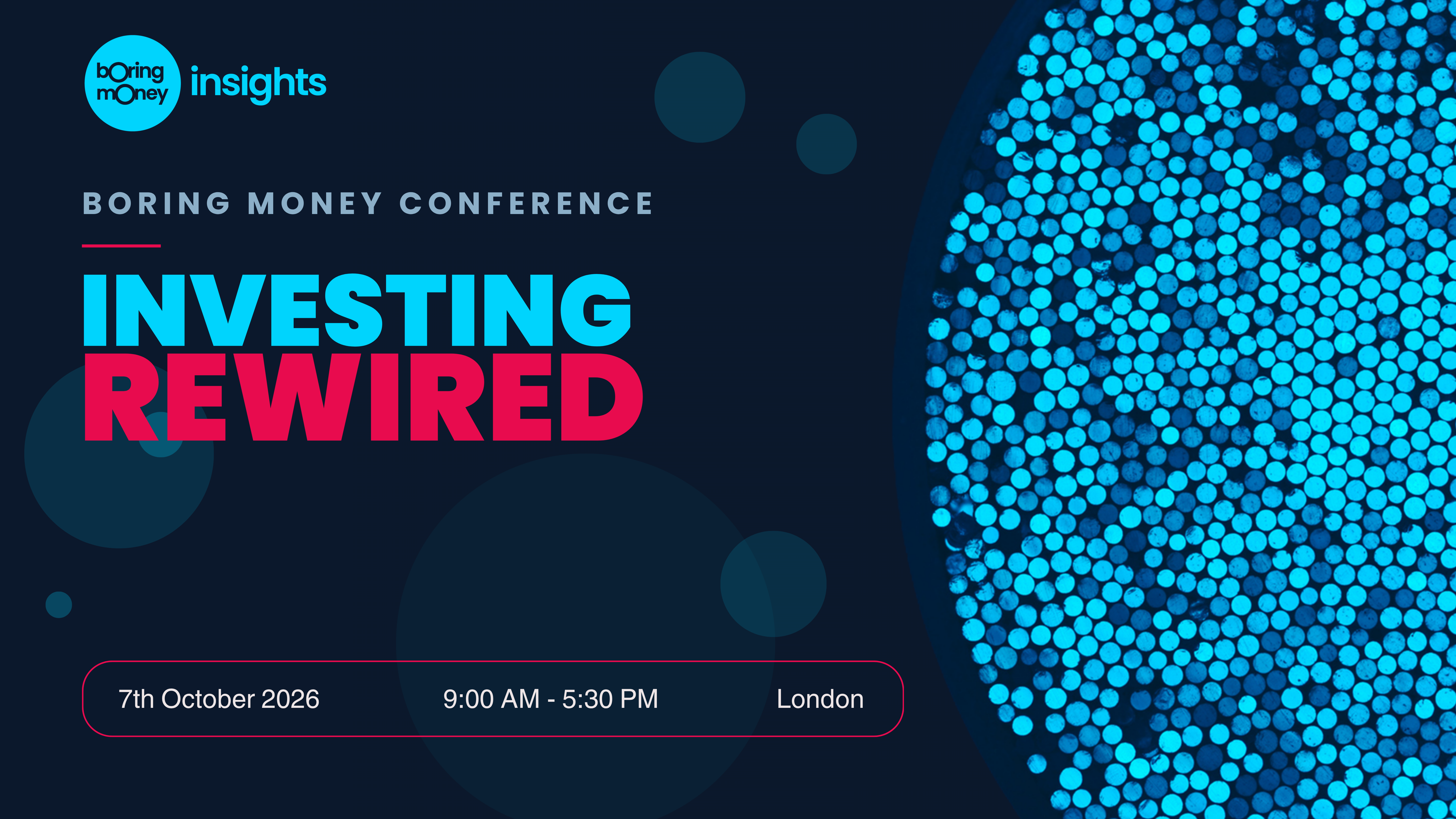 Boring Money Conference 2026