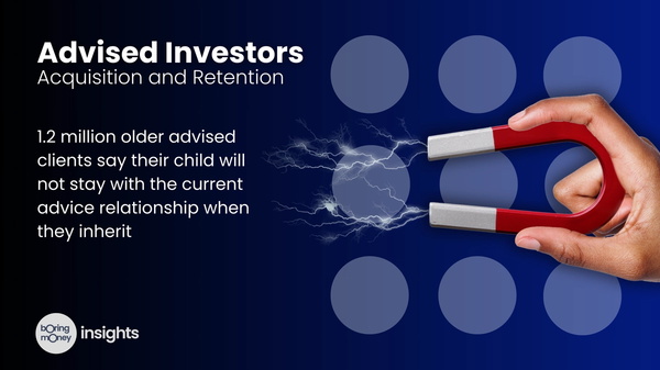 1.2 million older advised clients say their child will not stay with the current advice relationship when they inherit