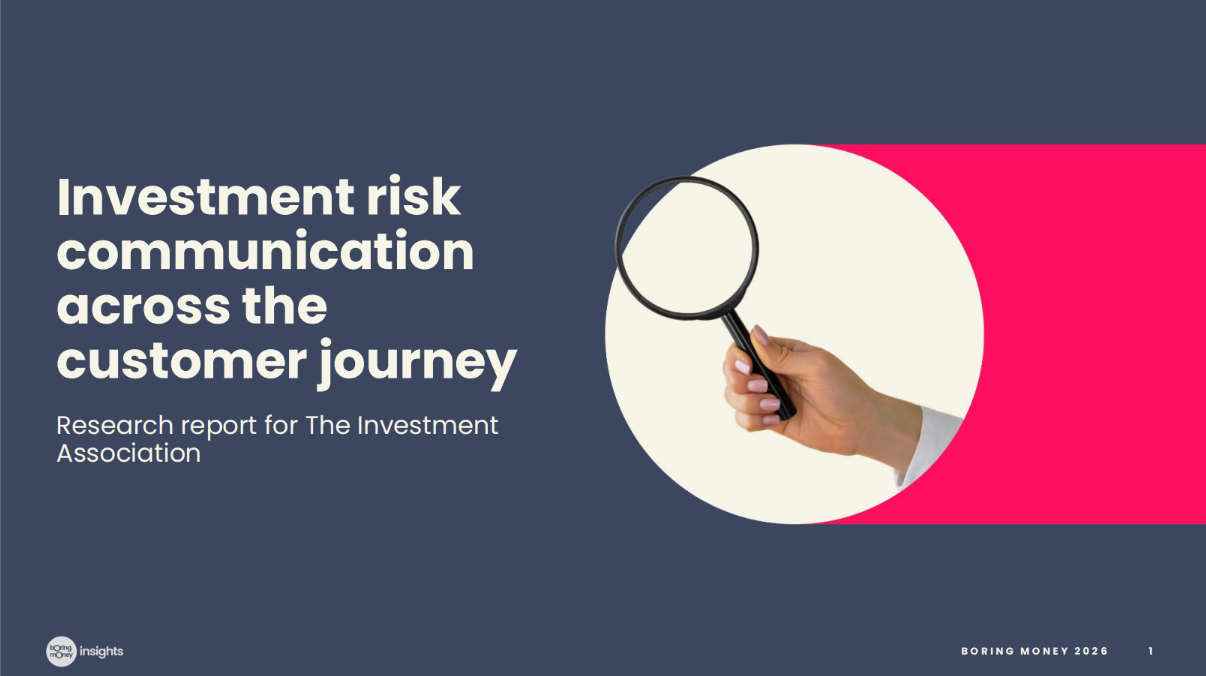 Investment Association publishes its Risk Warnings Review