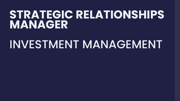 Strategic Relationships Manager