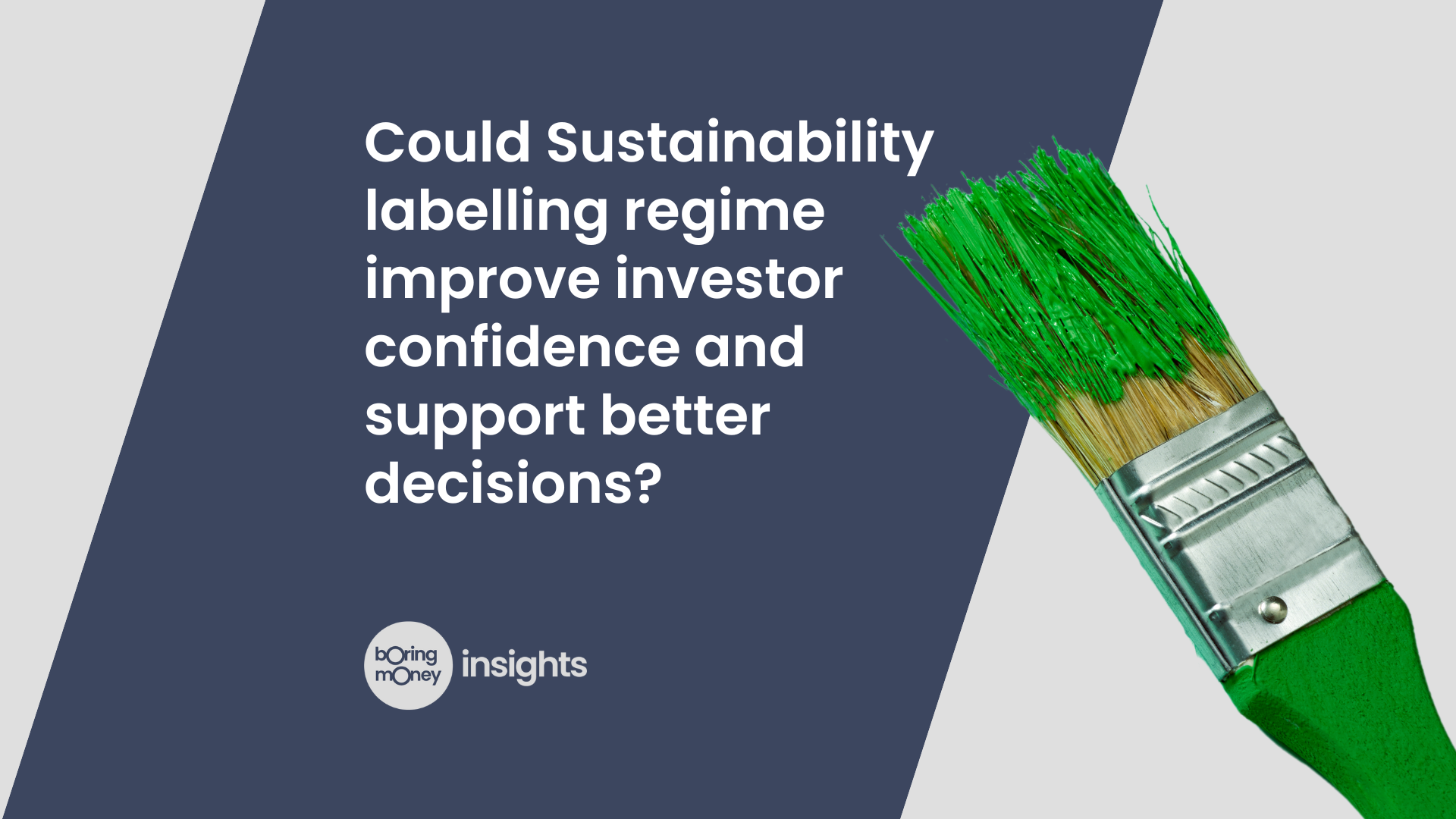 Sustainable investments - demand and disclosure webinar is coming!