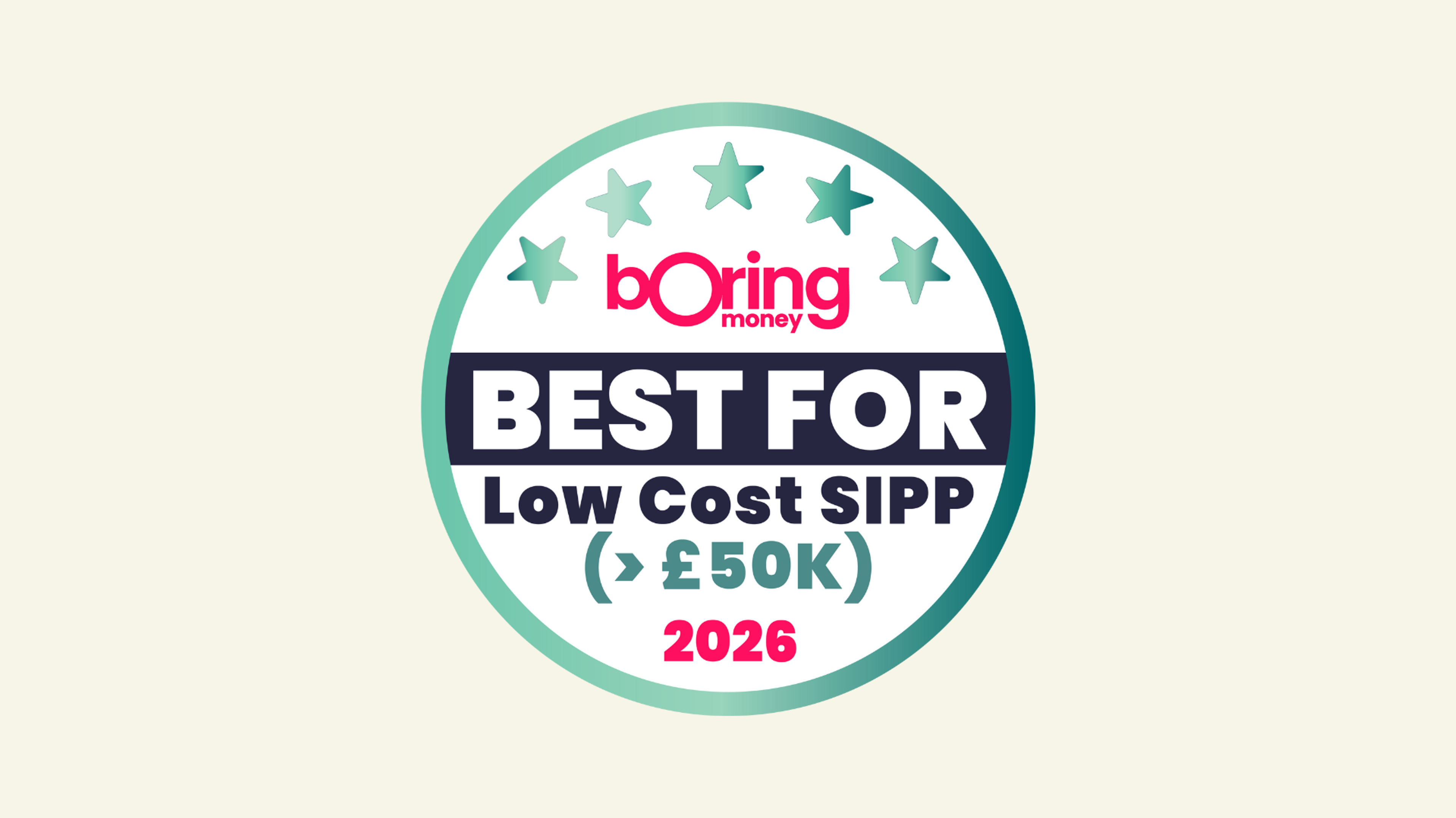 Best For Low-Cost Pension Over £50k Award 2026 | Boring Money