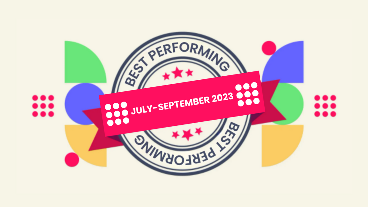 Top performing ready-made solutions in Q3 2023
