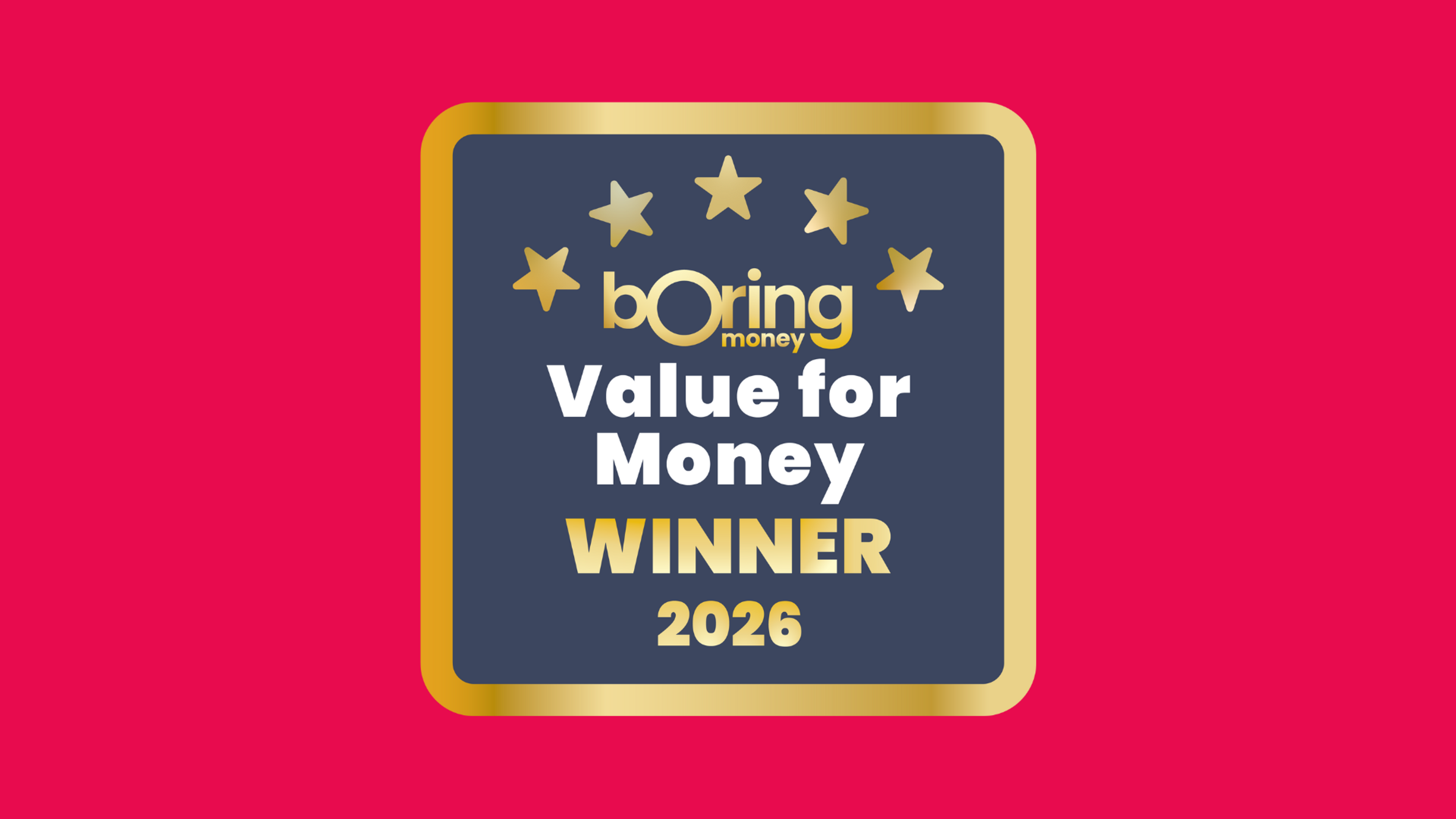 Value For Money Award 2026 | Boring Money