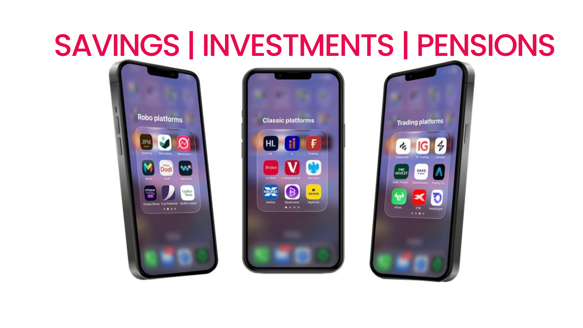 Savings, investments, pensions