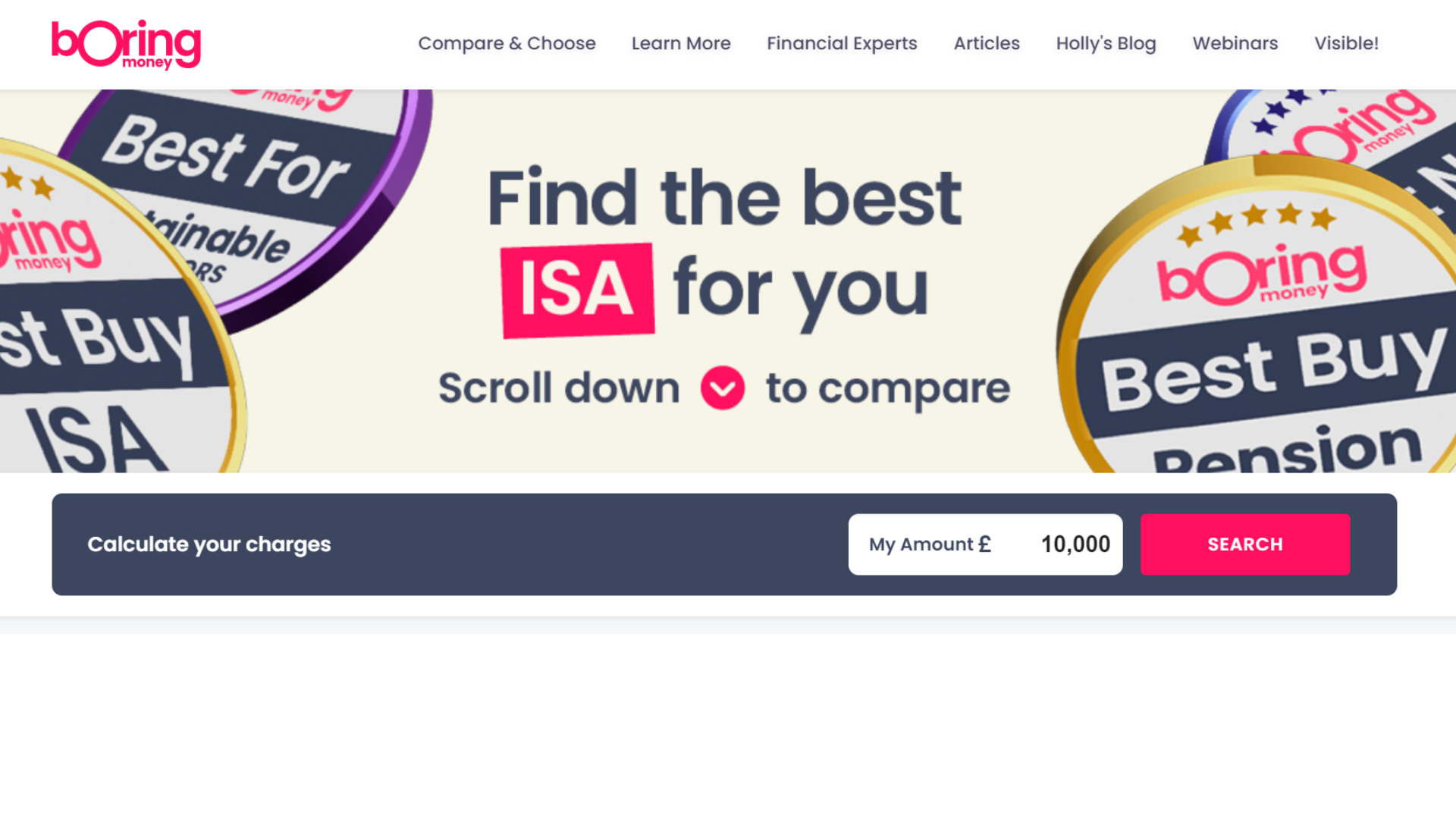 calculate your investment charges