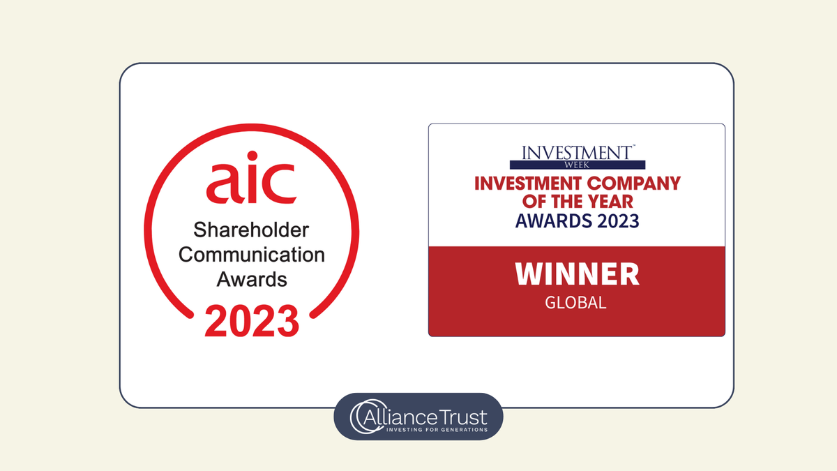 Winner of AIC shareholder communication awards and investment company of the year award