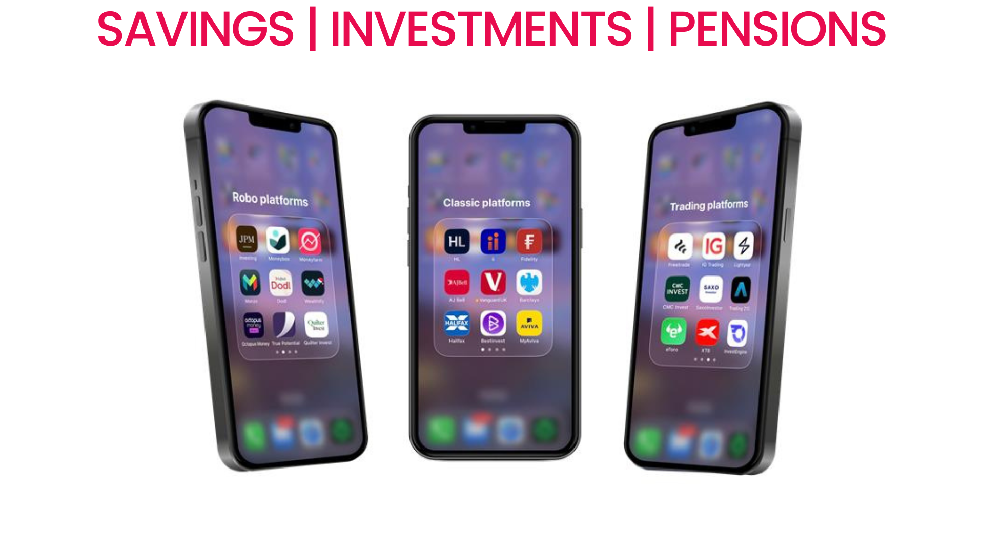 Savings, investments, pensions