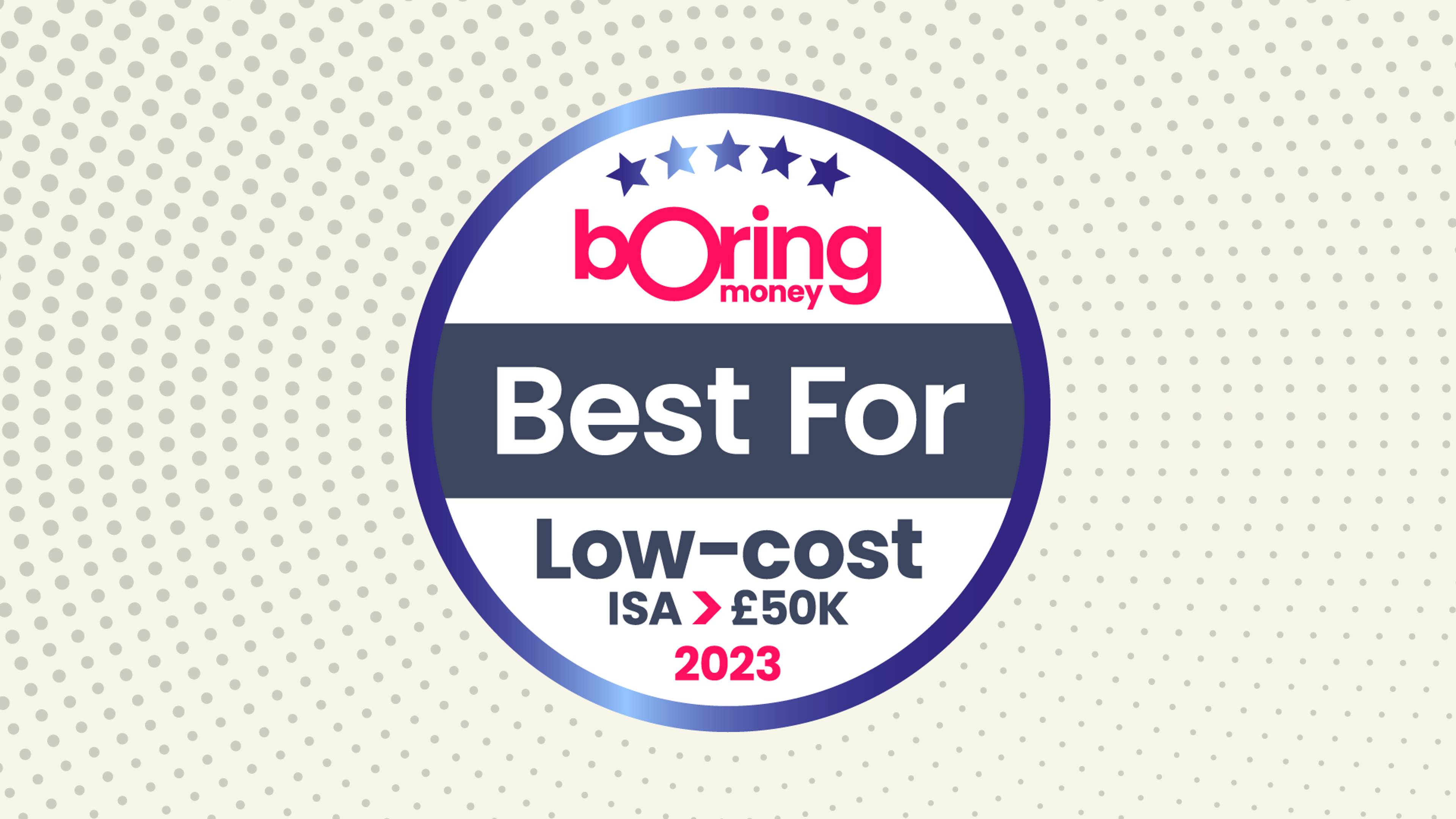 Best for Low-Cost ISA >£50k 2023