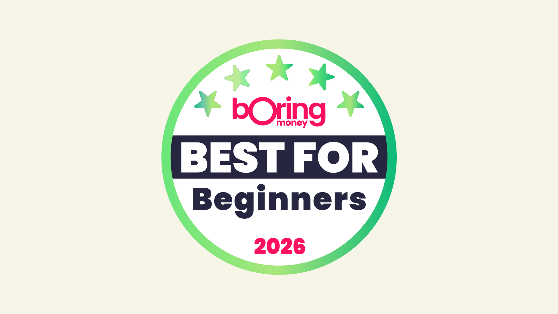 Best For Beginners Award 2026 | Boring Money