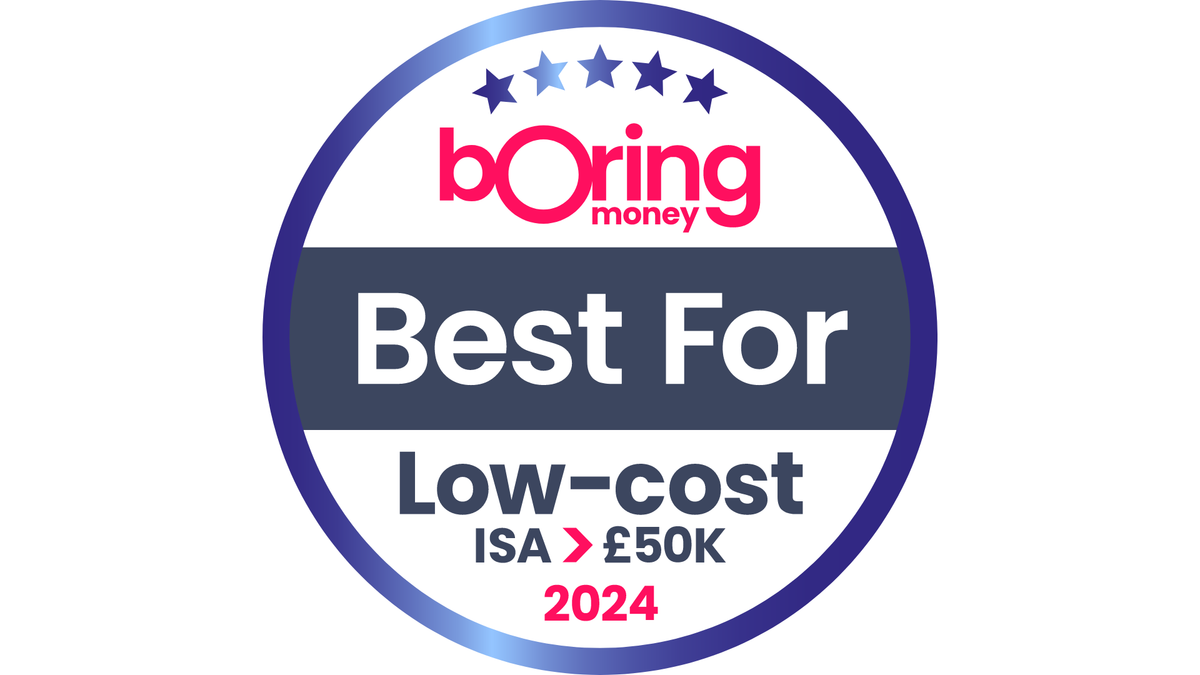 Best for Low-Cost ISA >£50k 2024