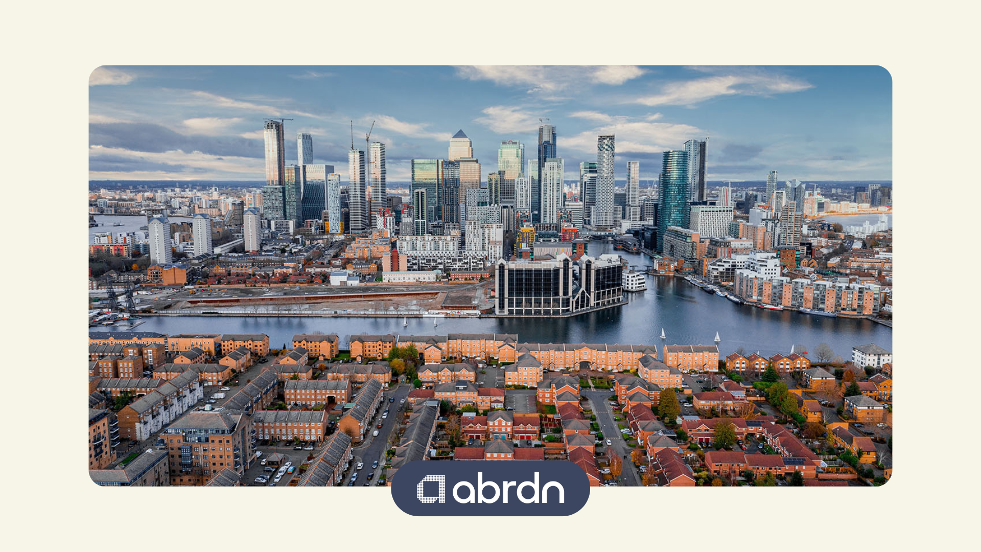 skyline of London's financial centre