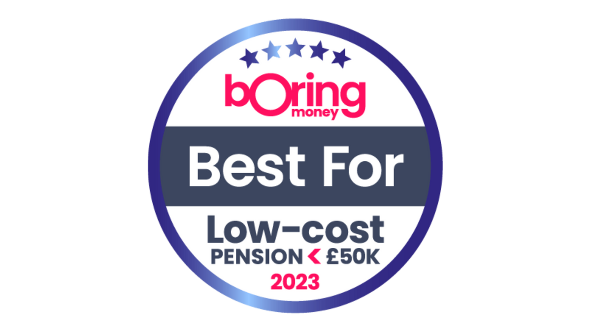 Best for Low-Cost Pension <£50k 2023