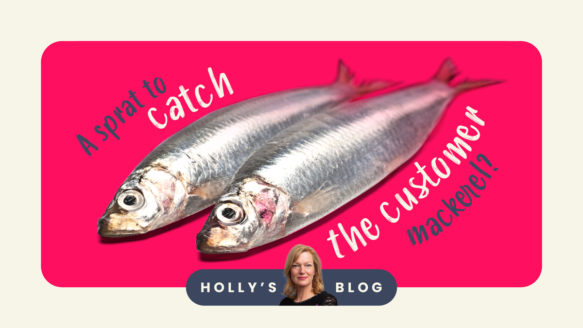Two mackerels ready to be caught by the investment provider fishers