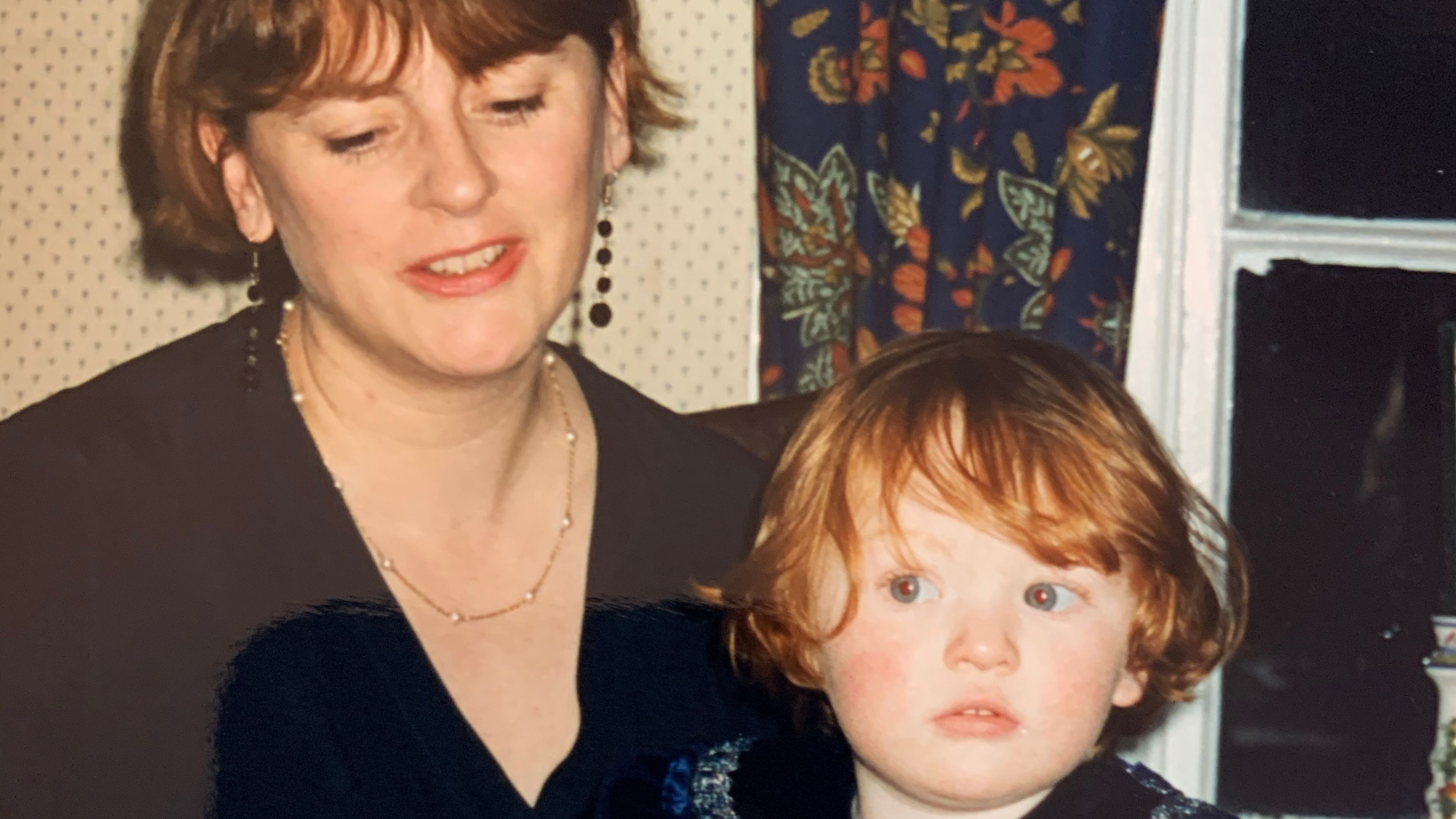 Photo of article writer Lindsay with her daughter Hope when she was two, in 1995