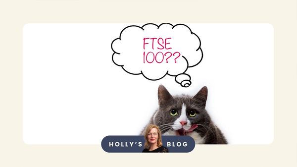 chubby cat thinking of FTSE 100
