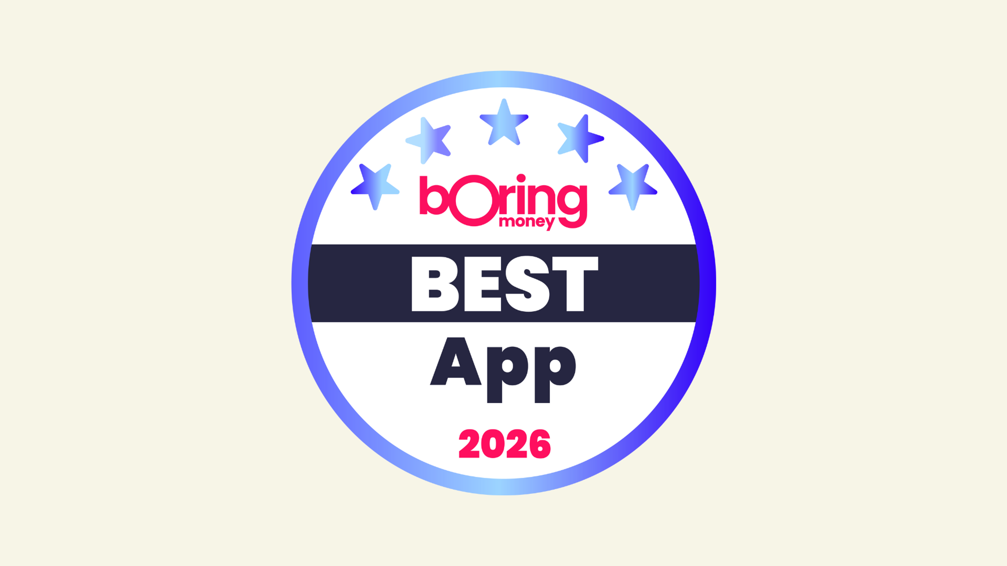 Best App Award 2026 | Boring Money