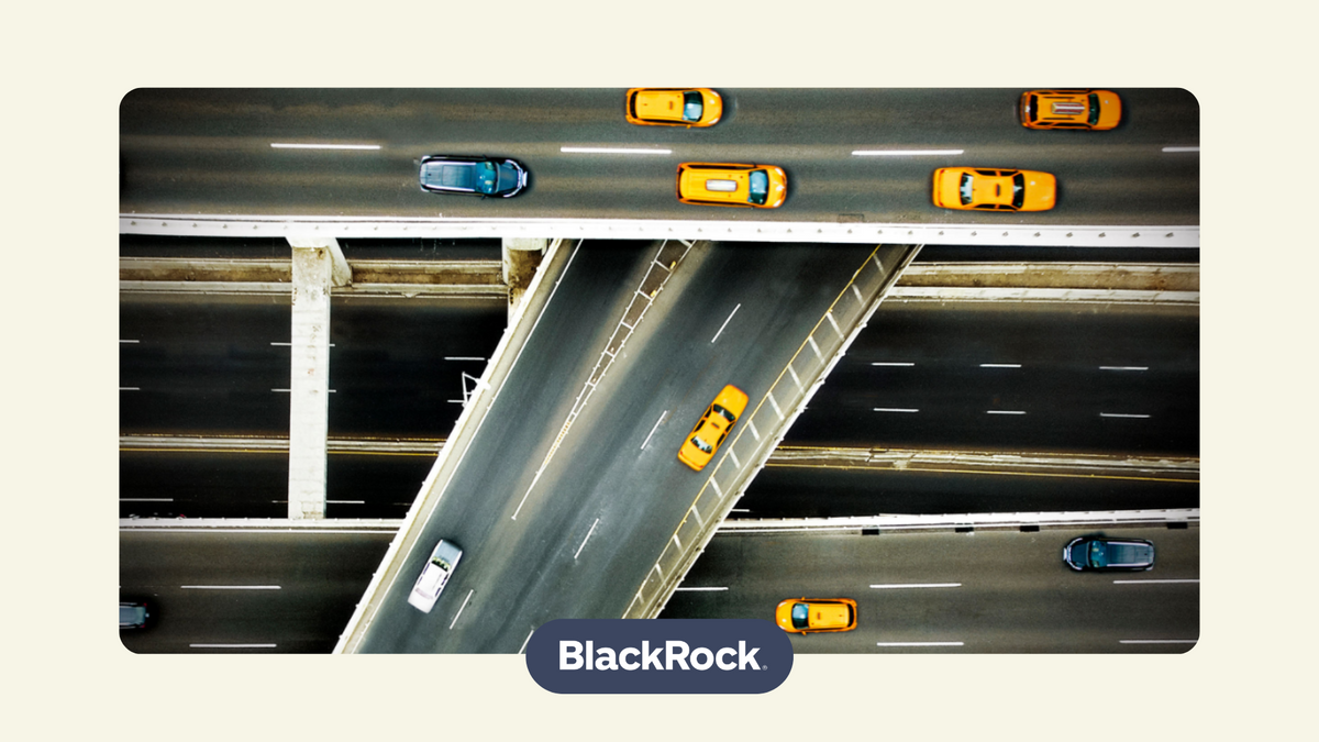 US based elevated highway, yellow cabs and other cars