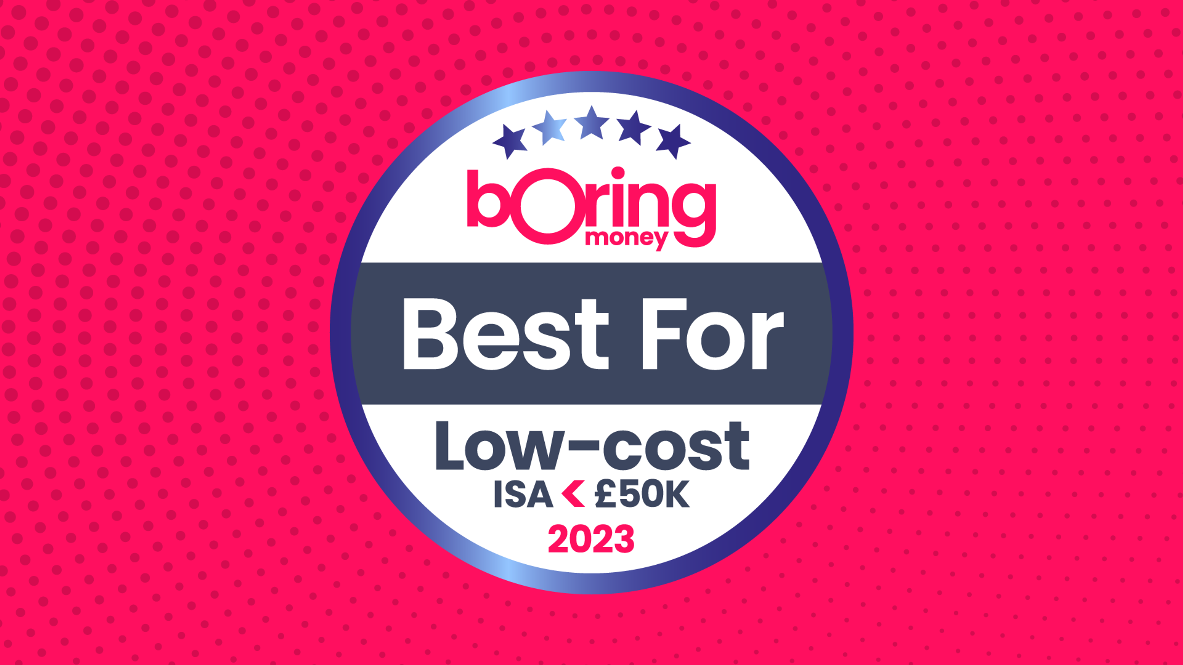 Best for Low-Cost ISA <£50k 2023