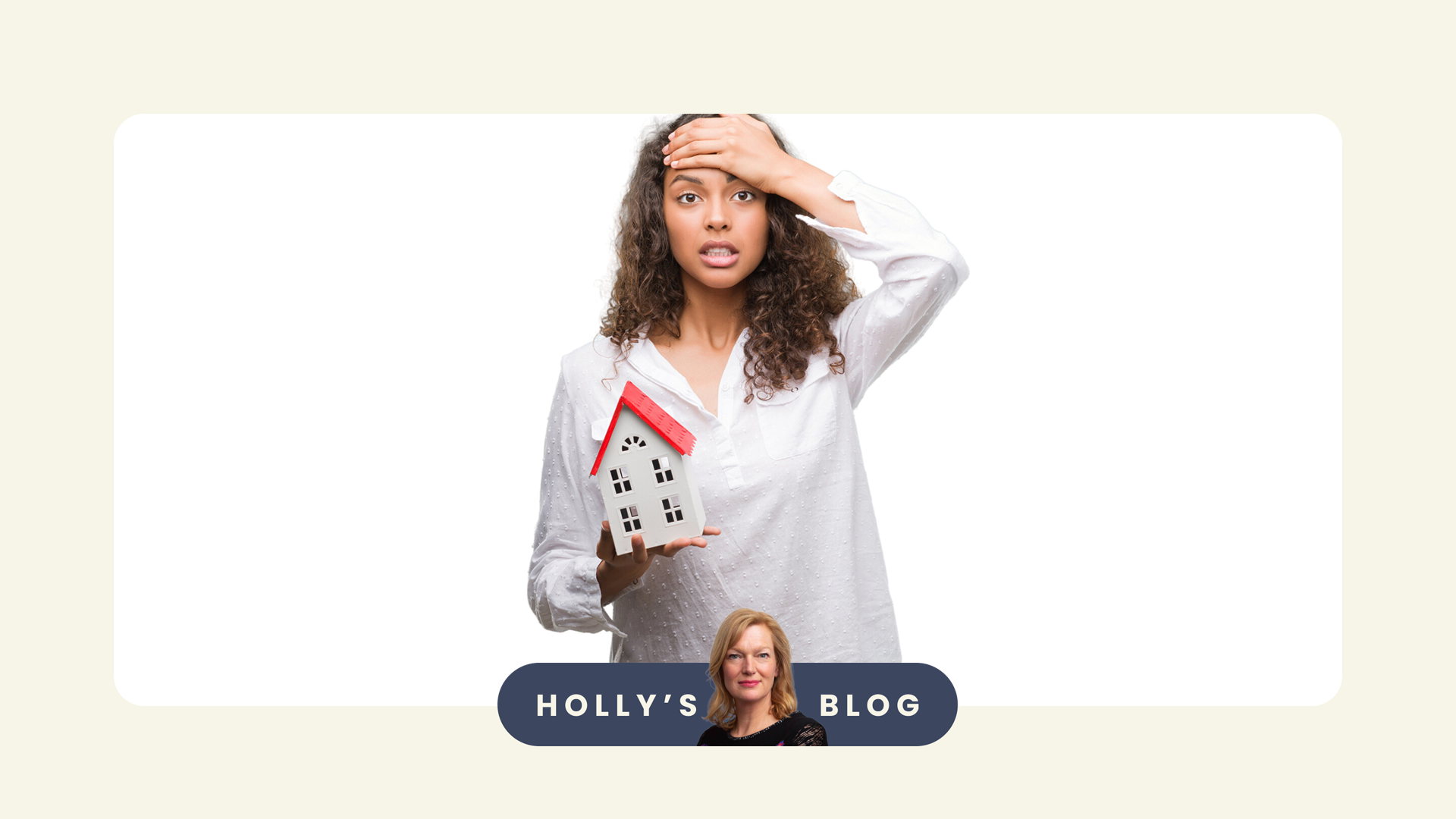 Woman considering buying a property is experiencing Fear Of Opting In (FOOI)