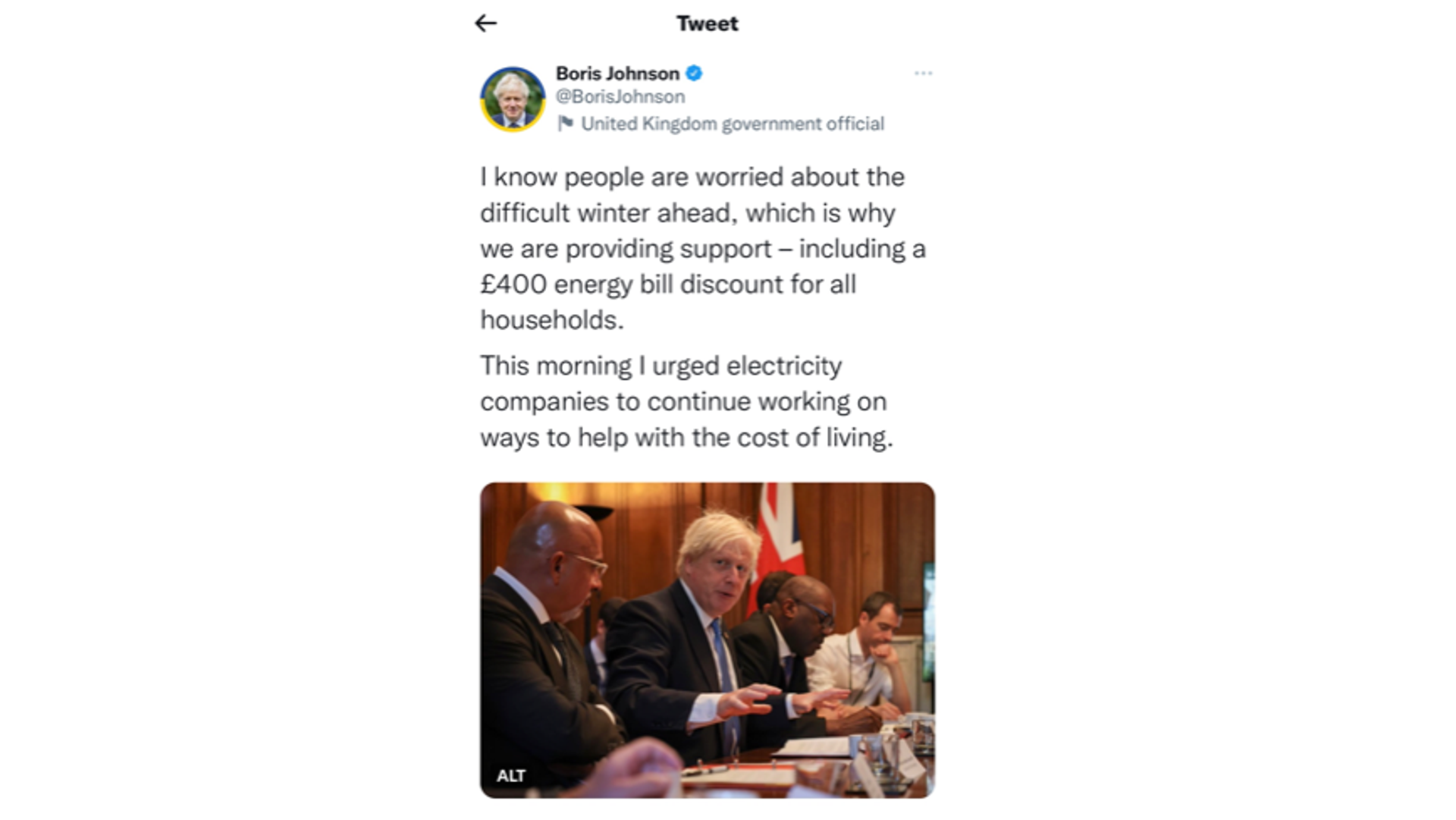 Boris Johnson