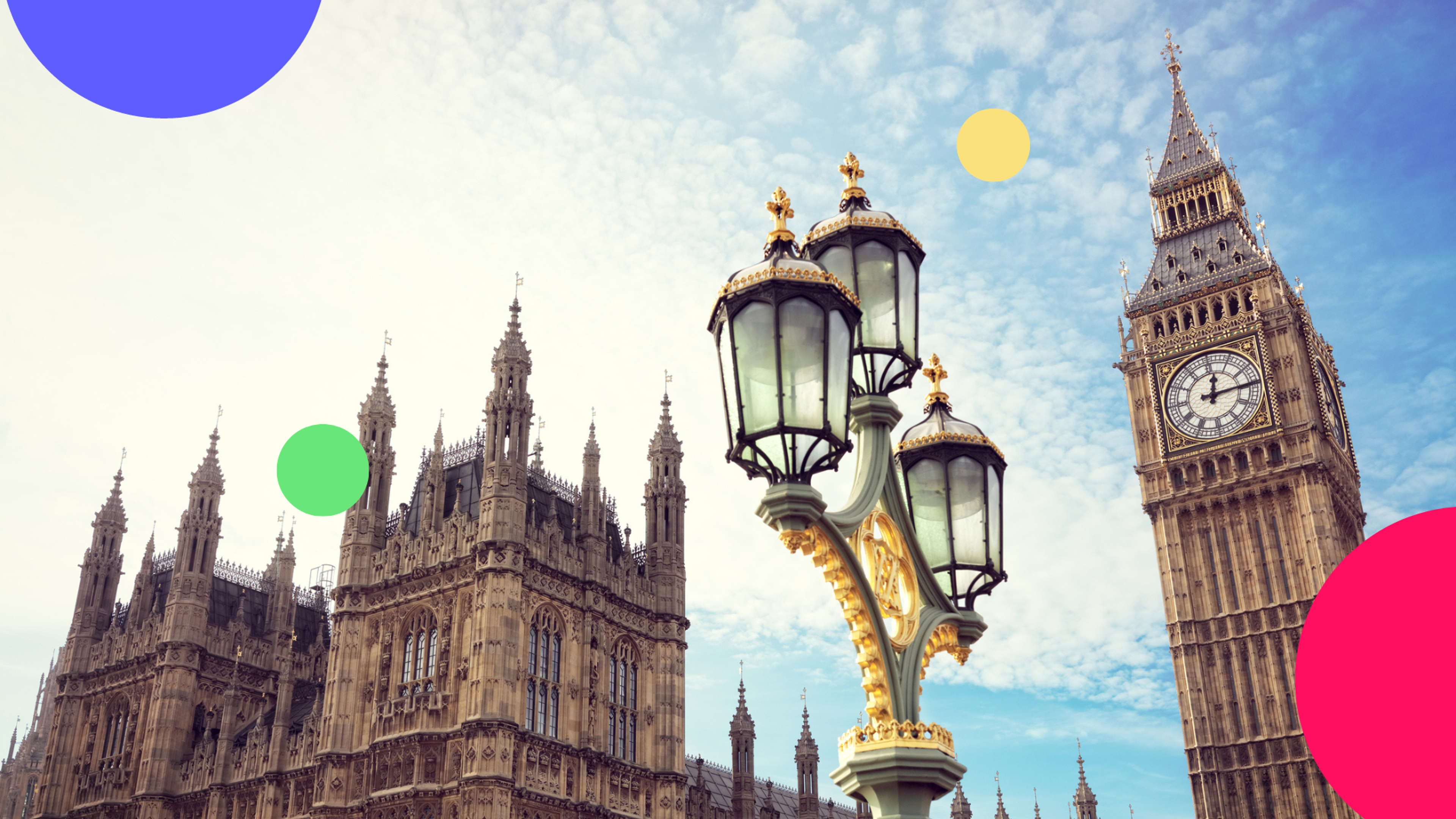 An image of the Houses of Parliament against a blue sky