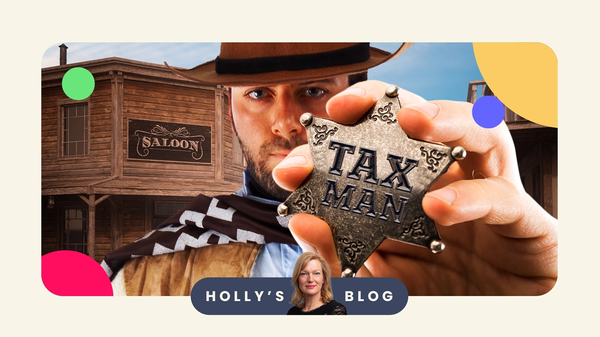 tax man sheriff prepared for the end of the tax year