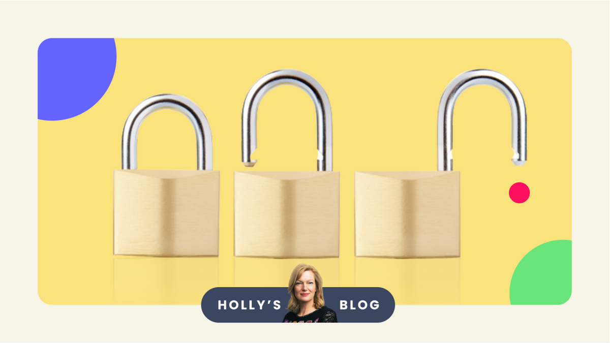 open and closed locks as a reference to investing in a pension