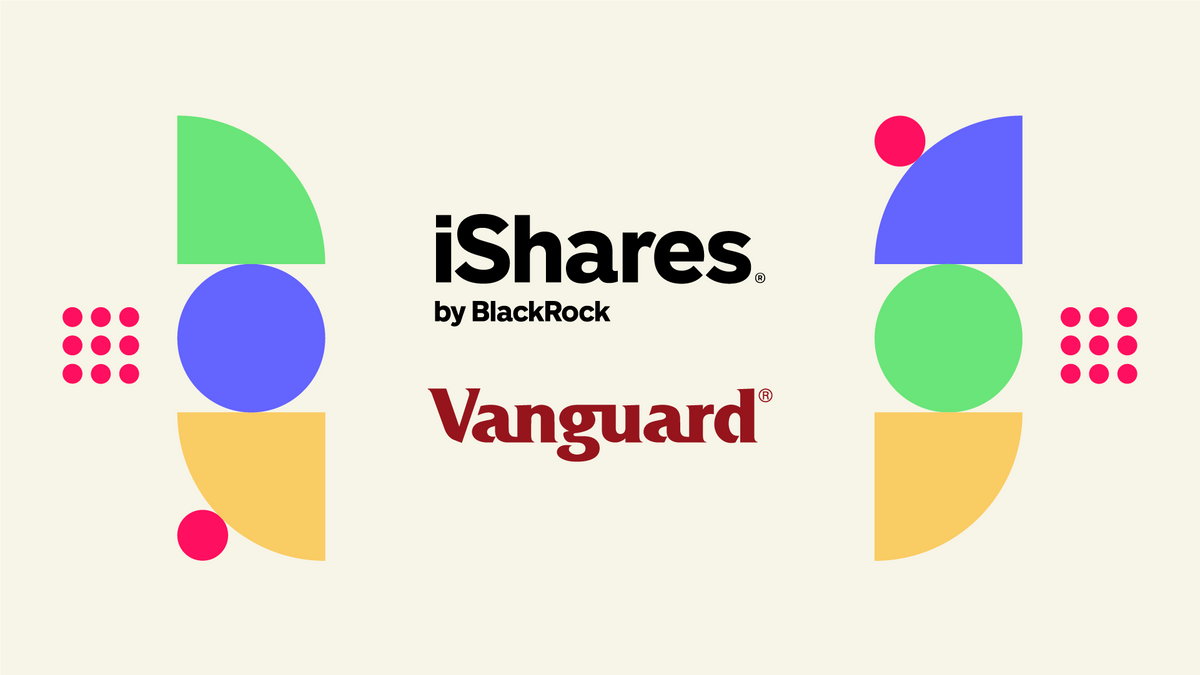 Ishares by Blackrock and Vanguard are top performing ETF's for April