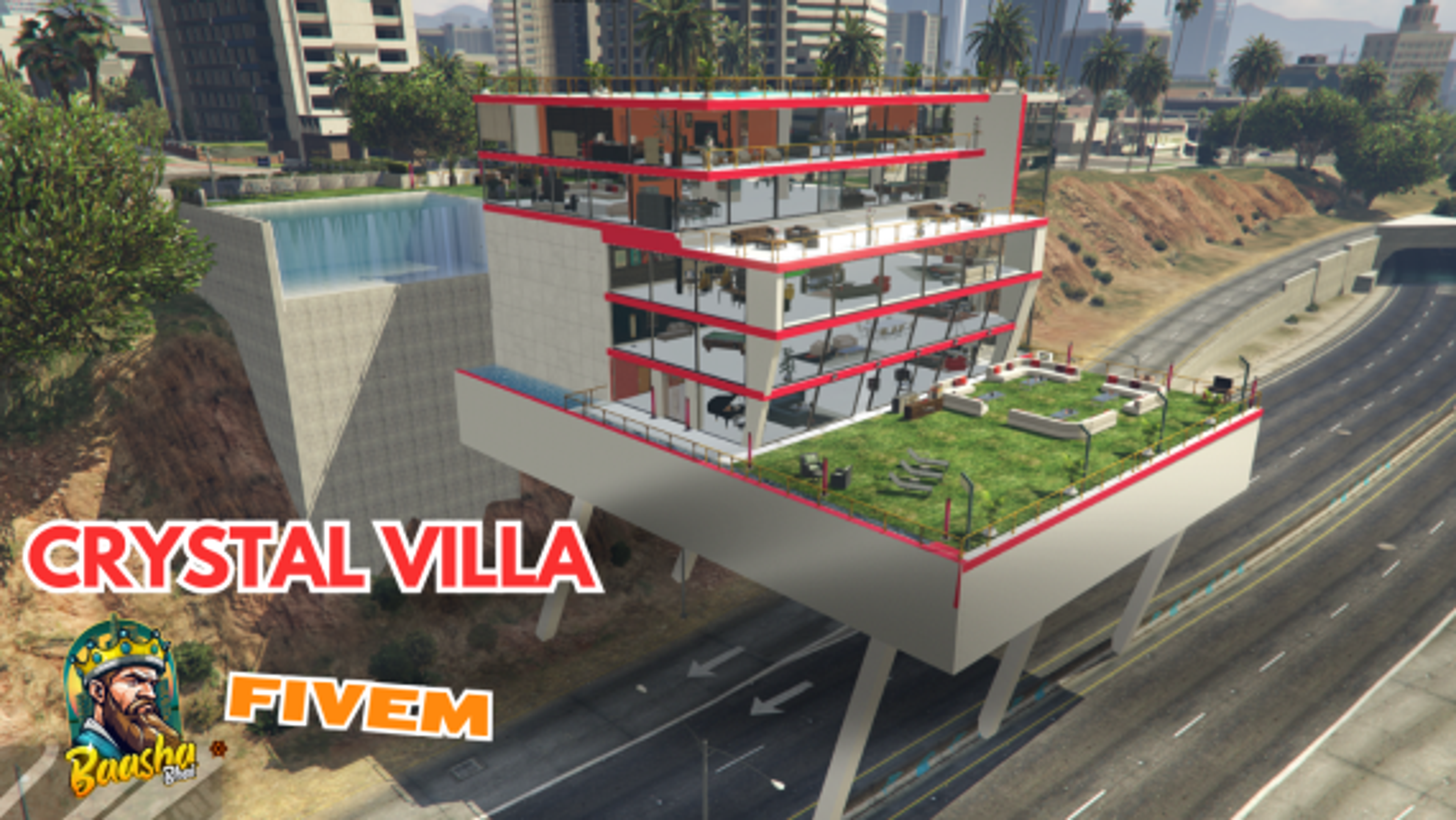 Fivem Crystal Villa - Fivem Gang Villa
