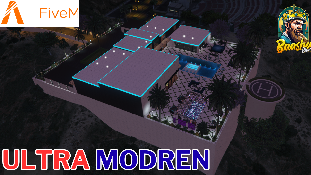 Fivem Gang House / Fivem Mafia Mansion / Ultra Modern Mansion