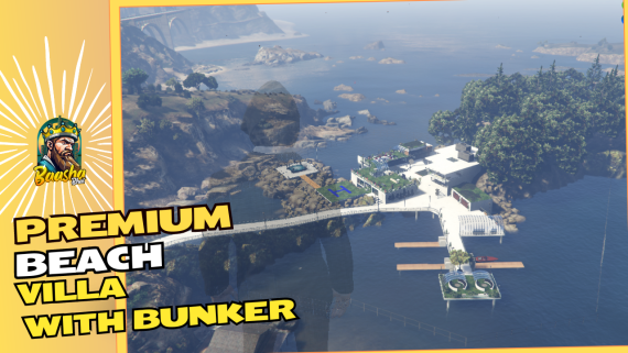Beach Villa With Bunker - Fivem Bunker Villa - Secrets rooms