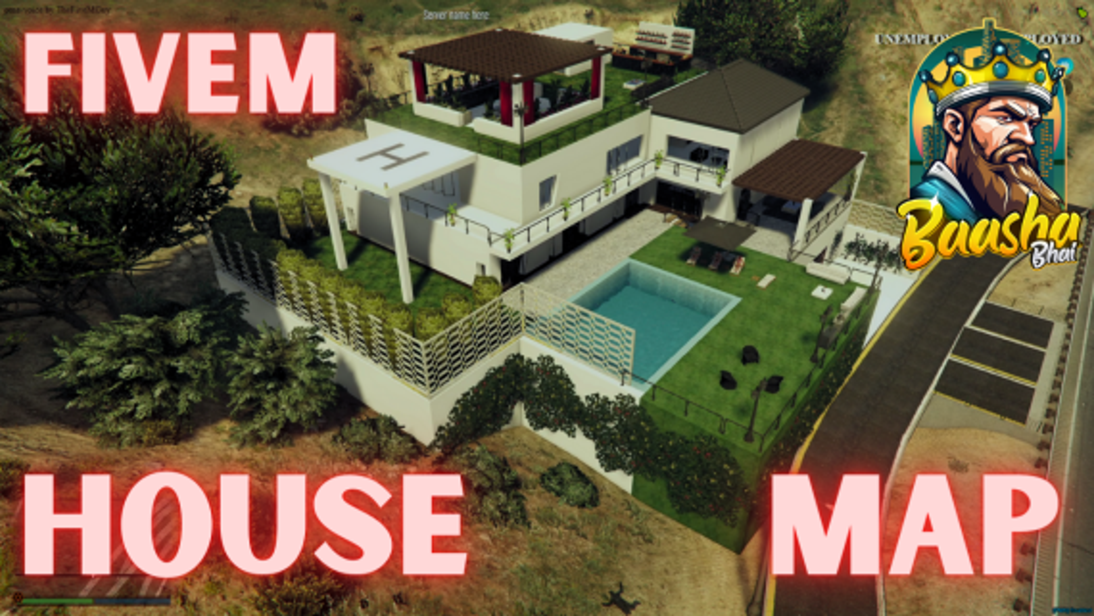Fivem MLO Cliffside Mansion Mafia Mansion