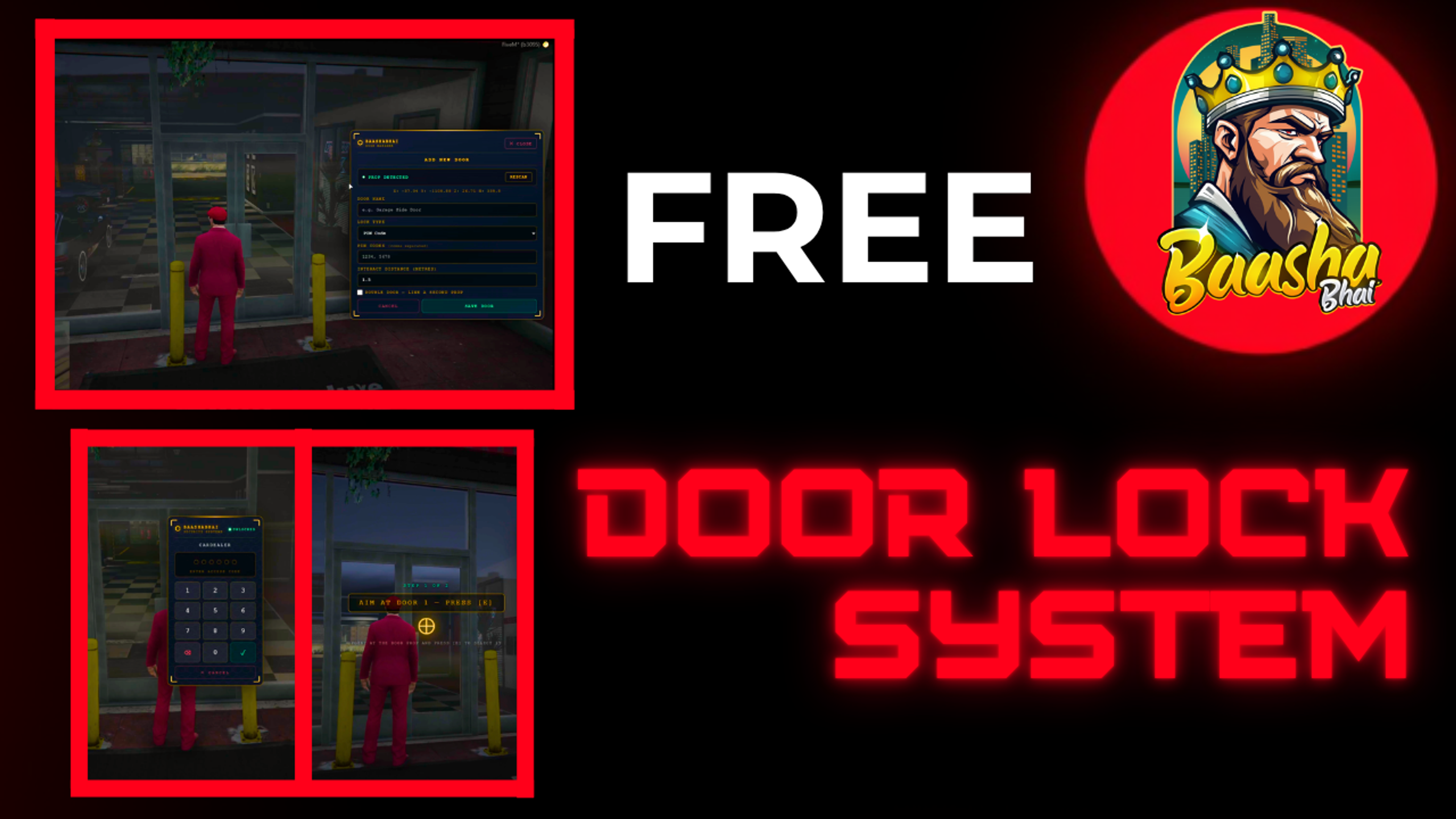 FREE Door Lock Script for FiveM