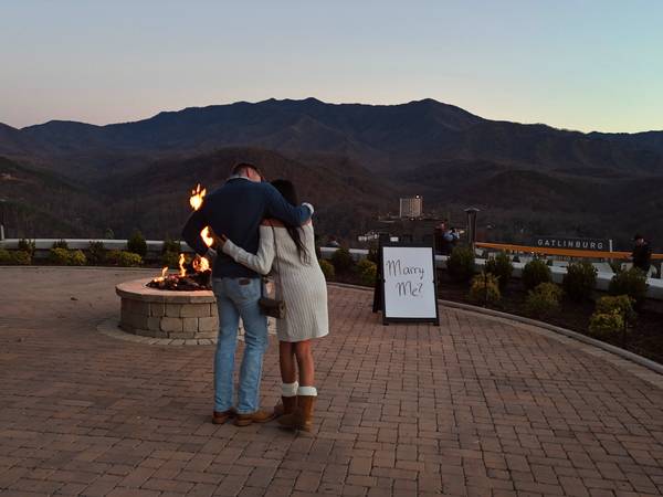 proposal at skypark