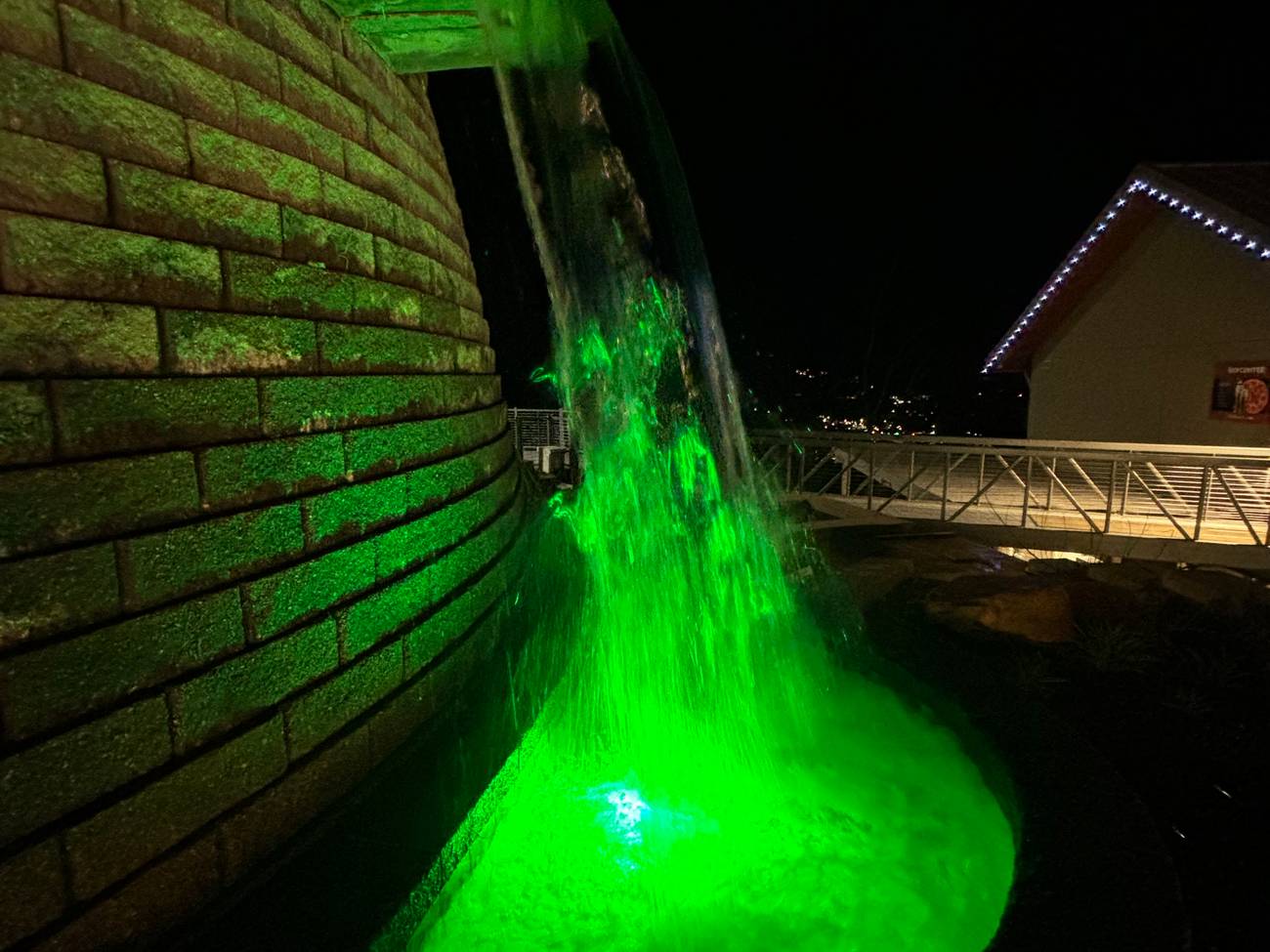St. Patricks Day Water Fall