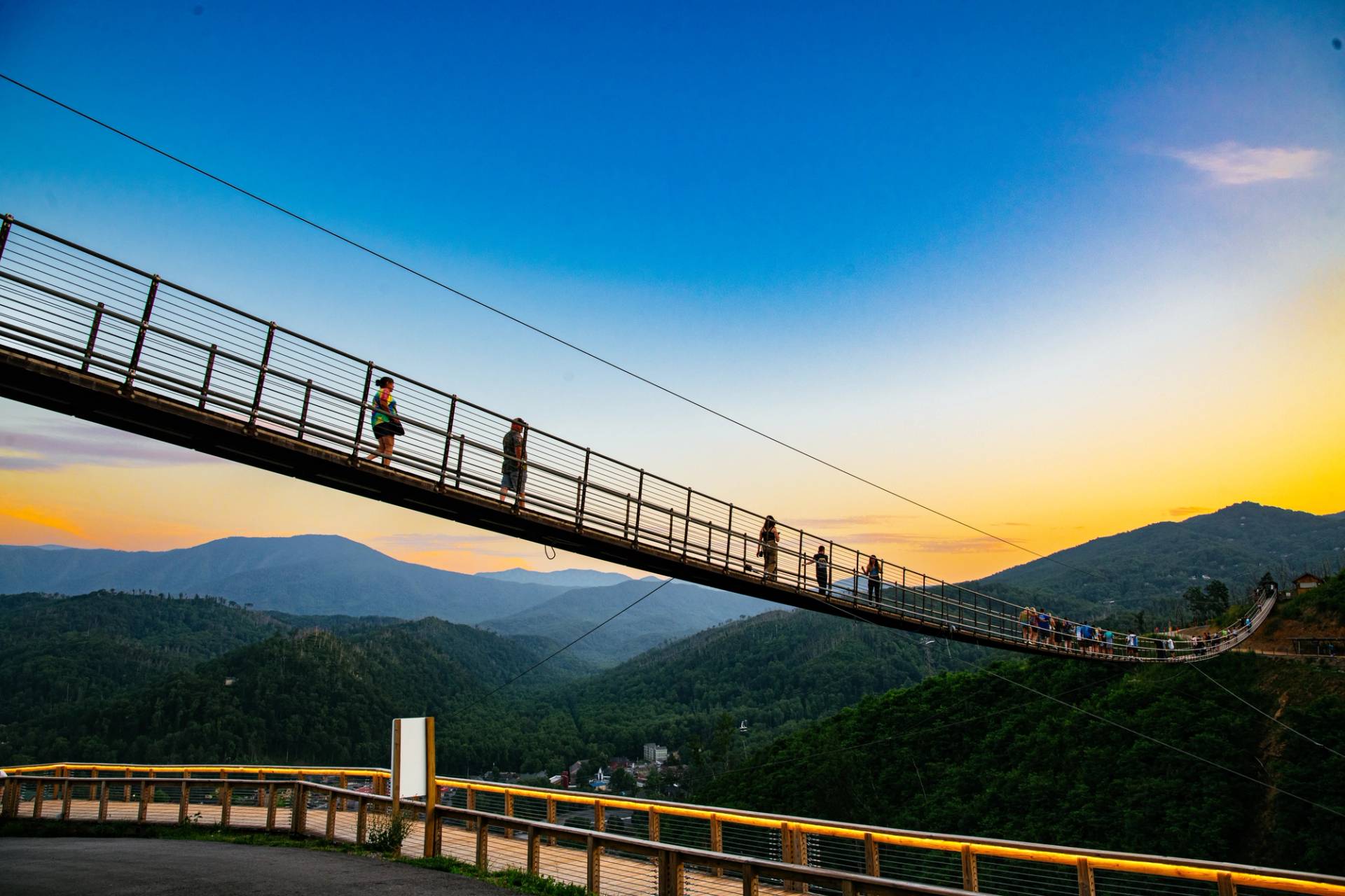 SkyBridge at Sunset