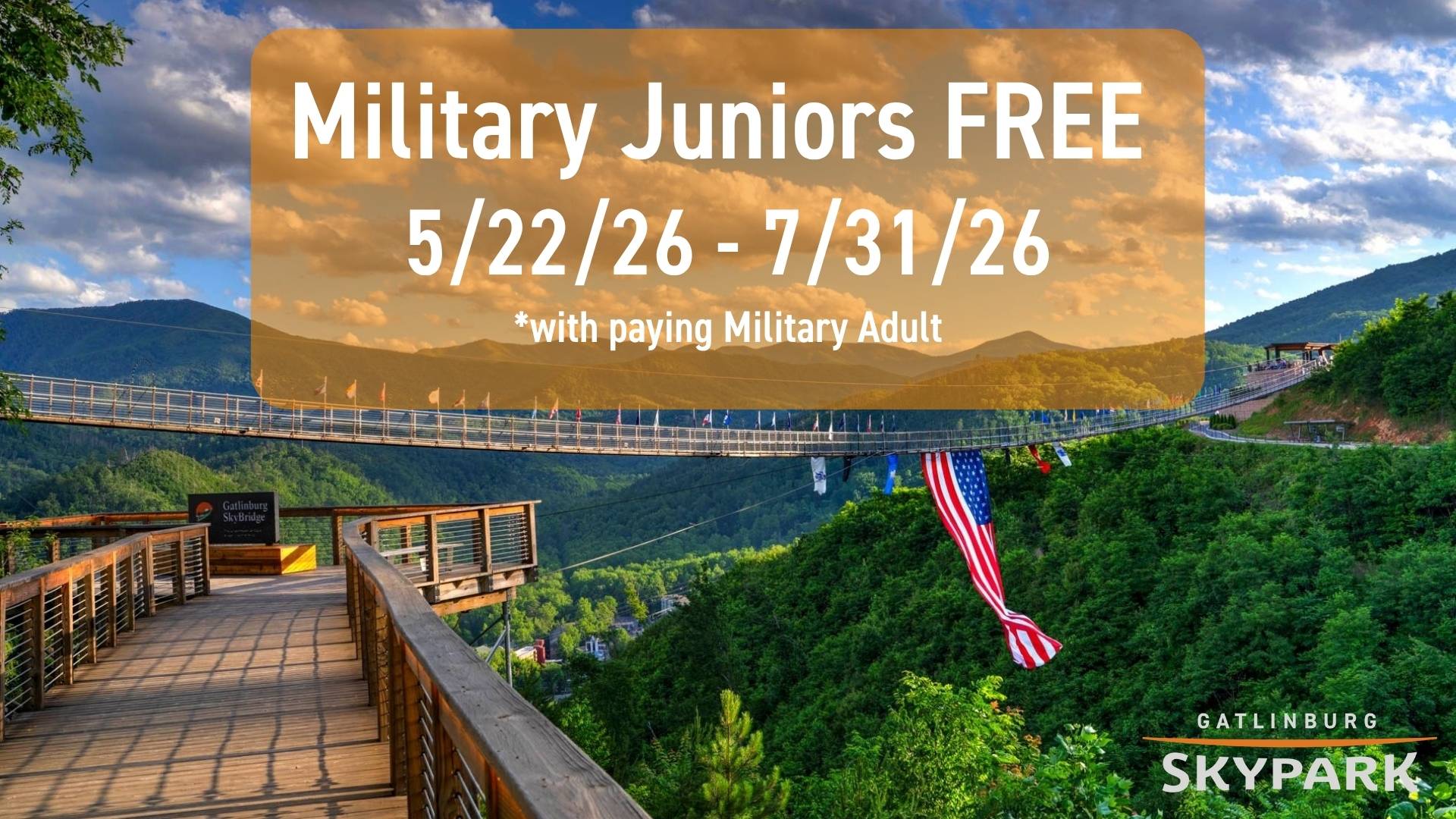 free military junior promo