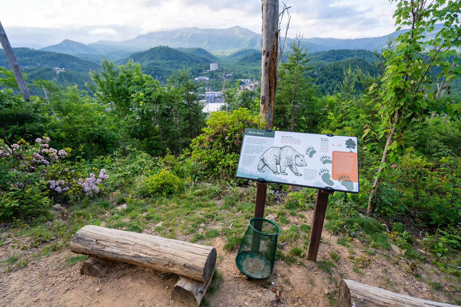 skypark interperative sign on hiking trails