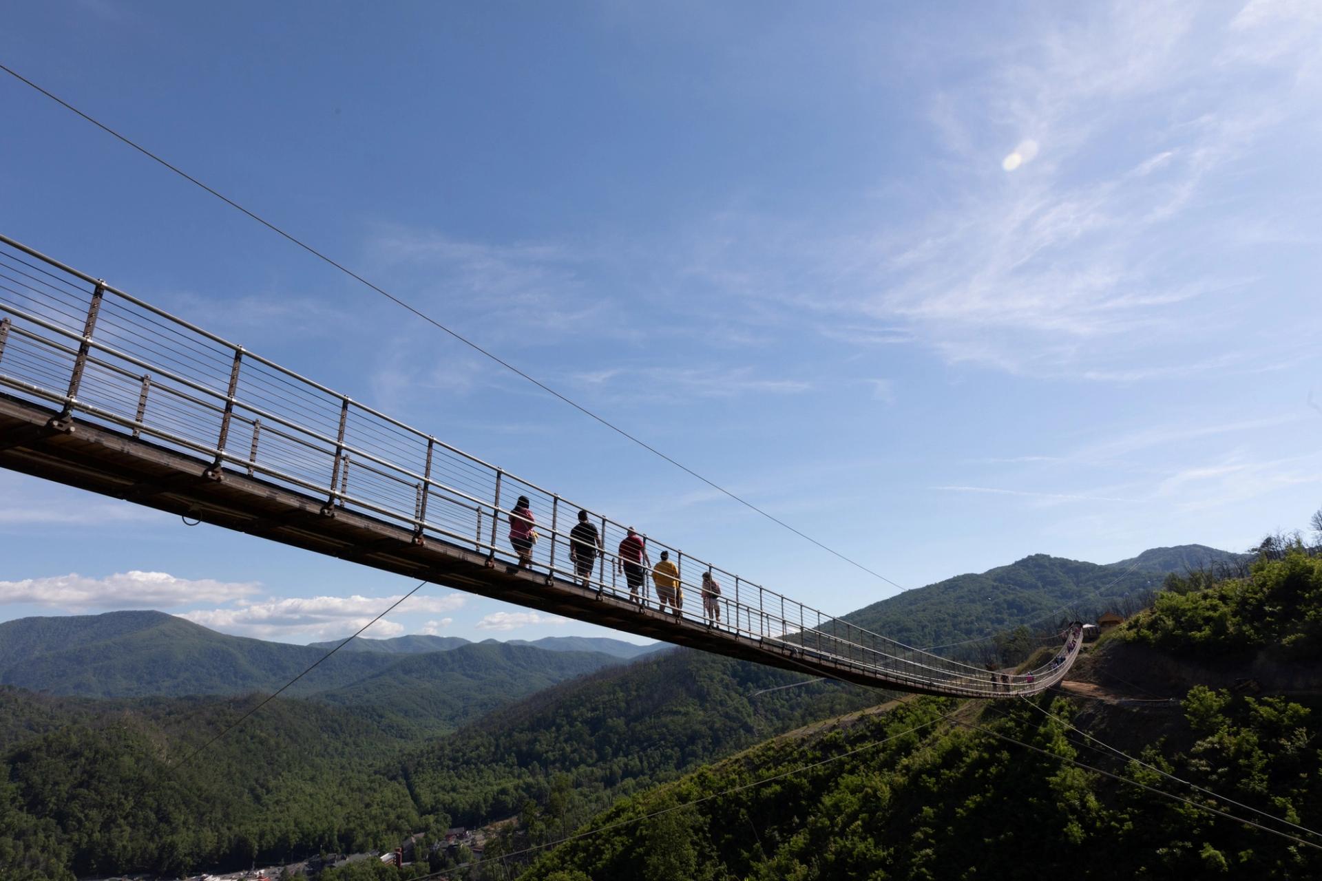 SkyBridge Blue Sky Day