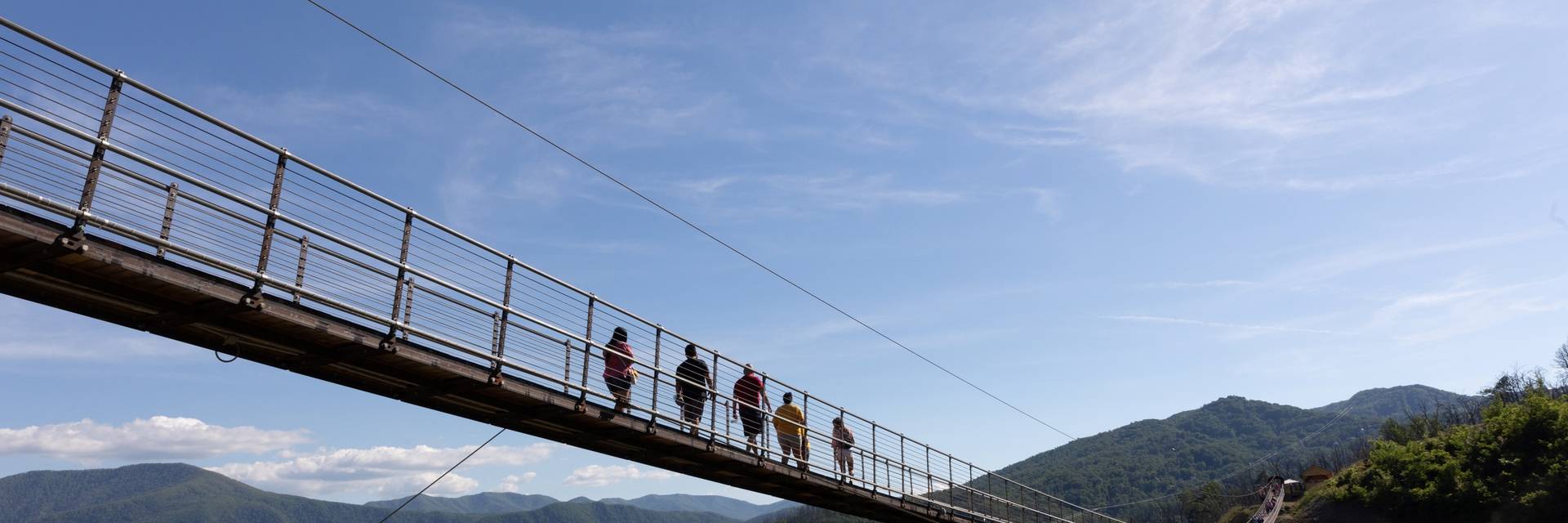 SkyBridge in the Smoky Mountains